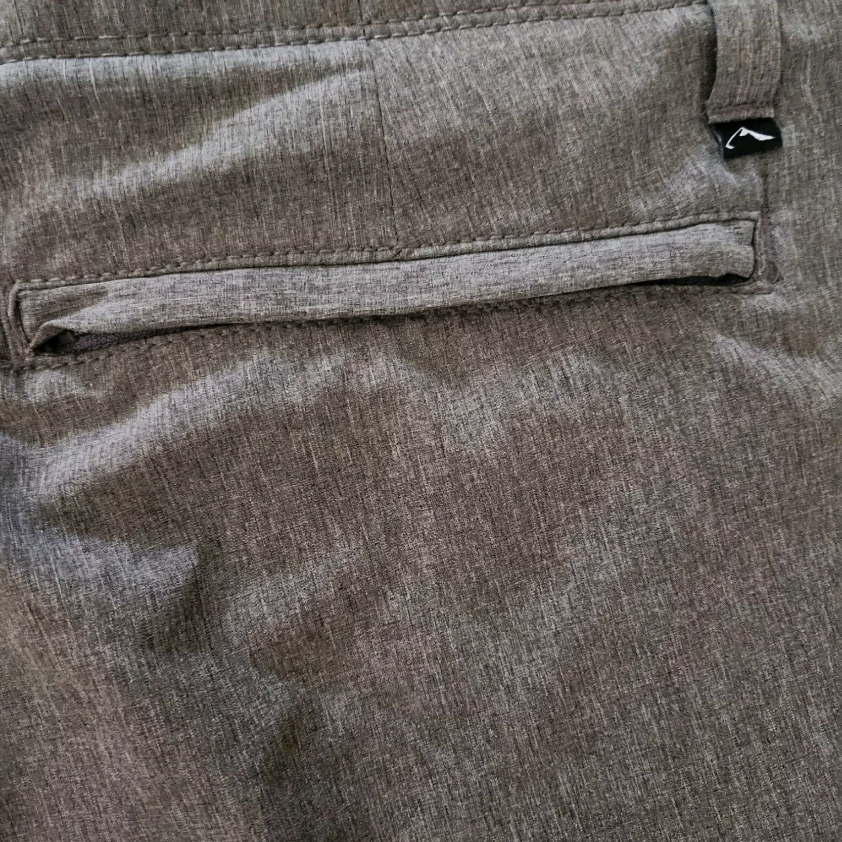 Vintage Denali Shorts Mens 40 Stretch Chino Flat Front Gray Lightweight Hiking Outdoor Regular Mens Size US 40 / EU 56 - 3 Thumbnail