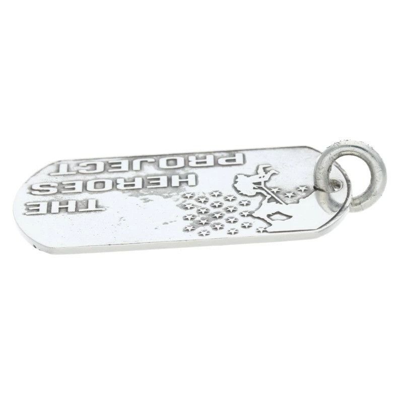 Chrome Hearts CHROME HEARTS THE HEROES PROJECT LARGE USA DOG TAG SILVER Size ONE SIZE - 4 Thumbnail