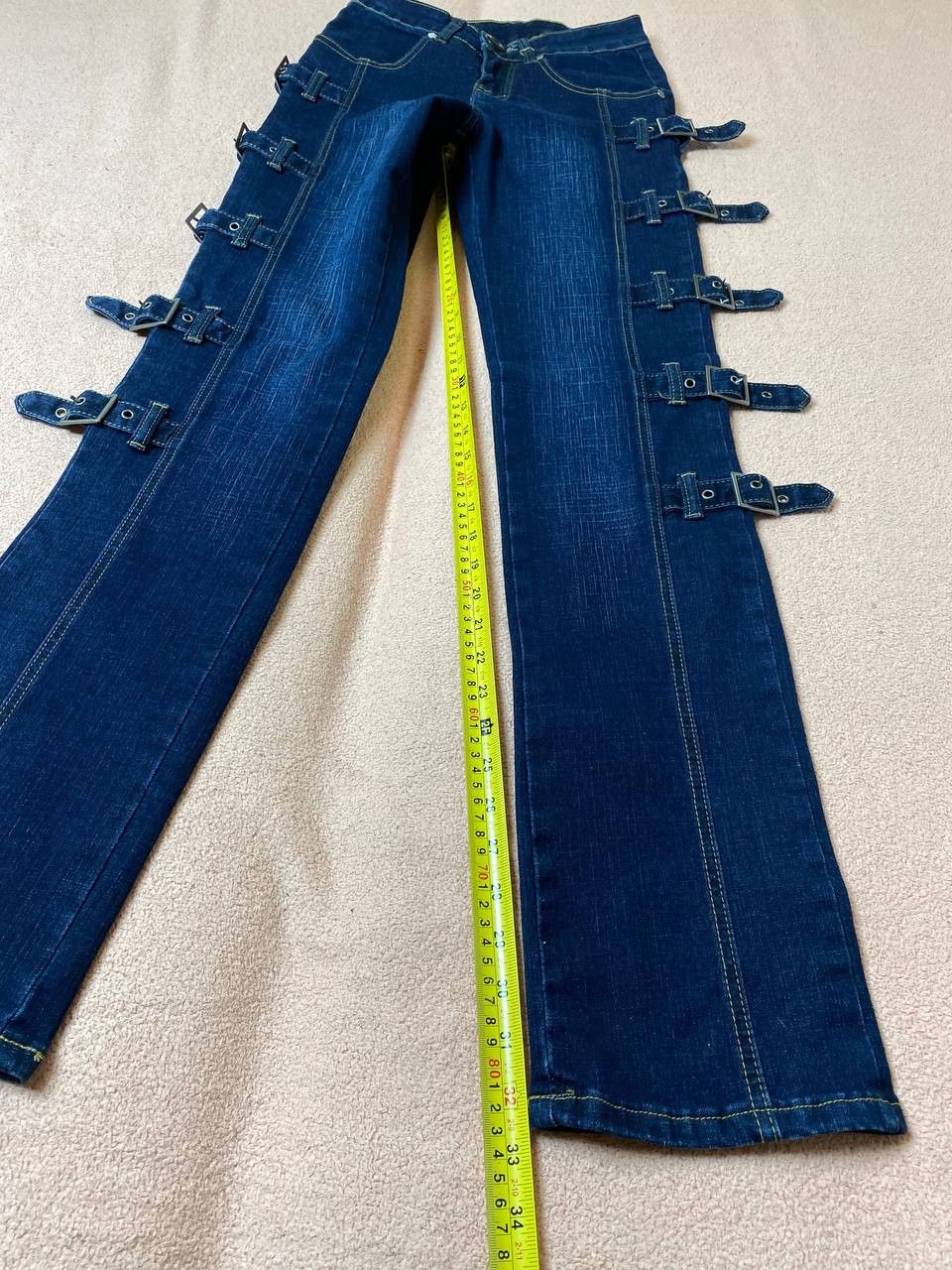 Japanese Brand Vintage Jeans Y2K Grunge Low Rise Bootcut Denim Jeans Size 25" / US 0 / IT 36 - 3 Thumbnail