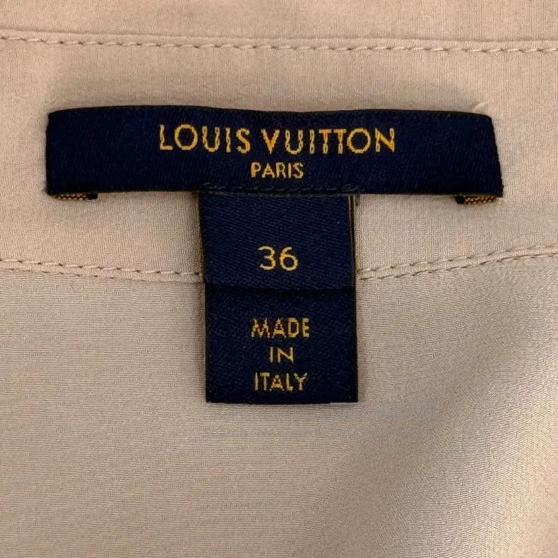 Louis Vuitton Louis Vuitton Light Pink Metallic Belt Mulberry Silk Dress Size XS / US 0-2 / IT 36-38 - 5 Thumbnail