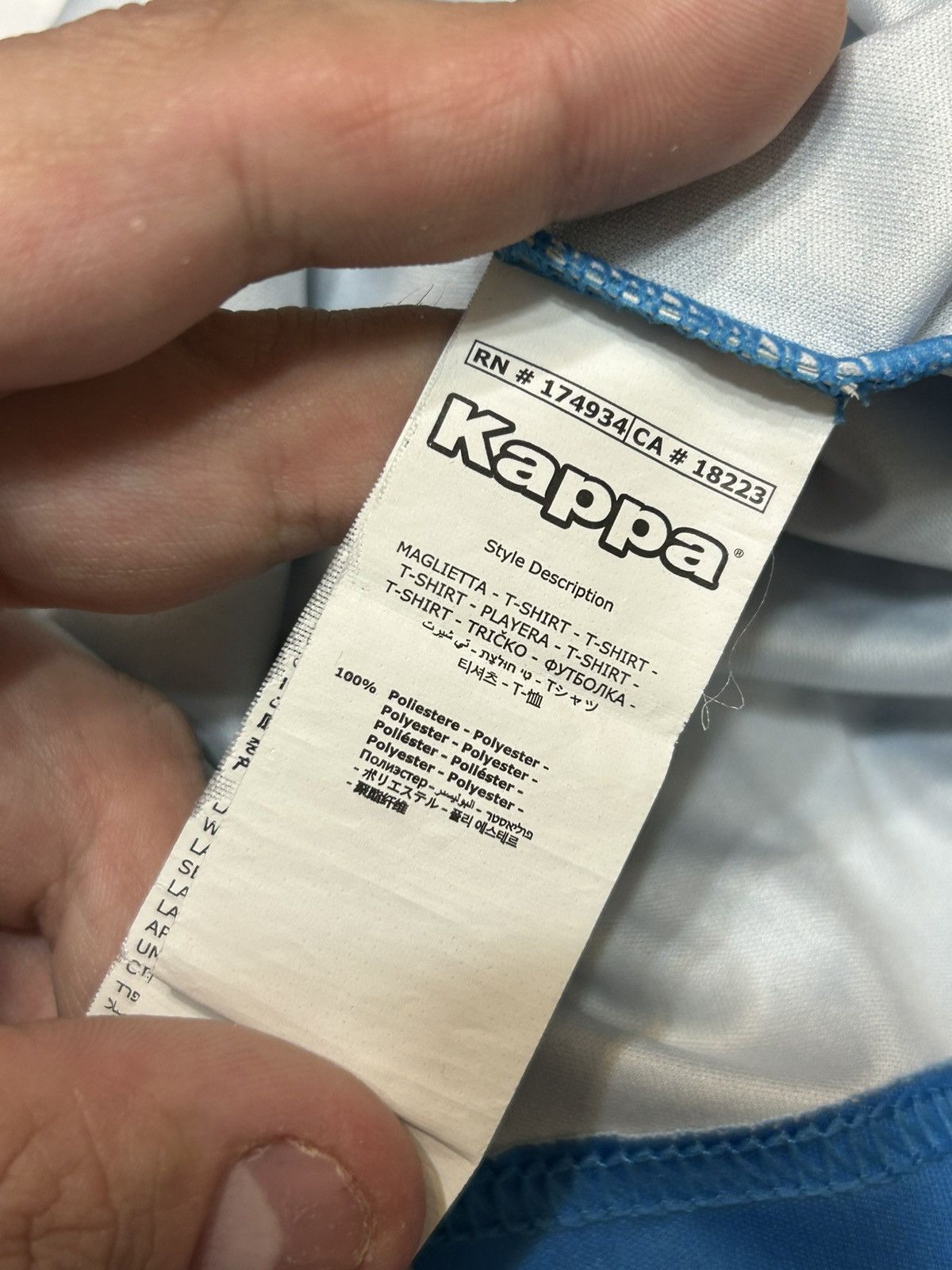 Kappa SCC Napoli 2019/2020 Kappa Soccer Jersey Football Shirt M Size US M / EU 48-50 / 2 - 7 Thumbnail