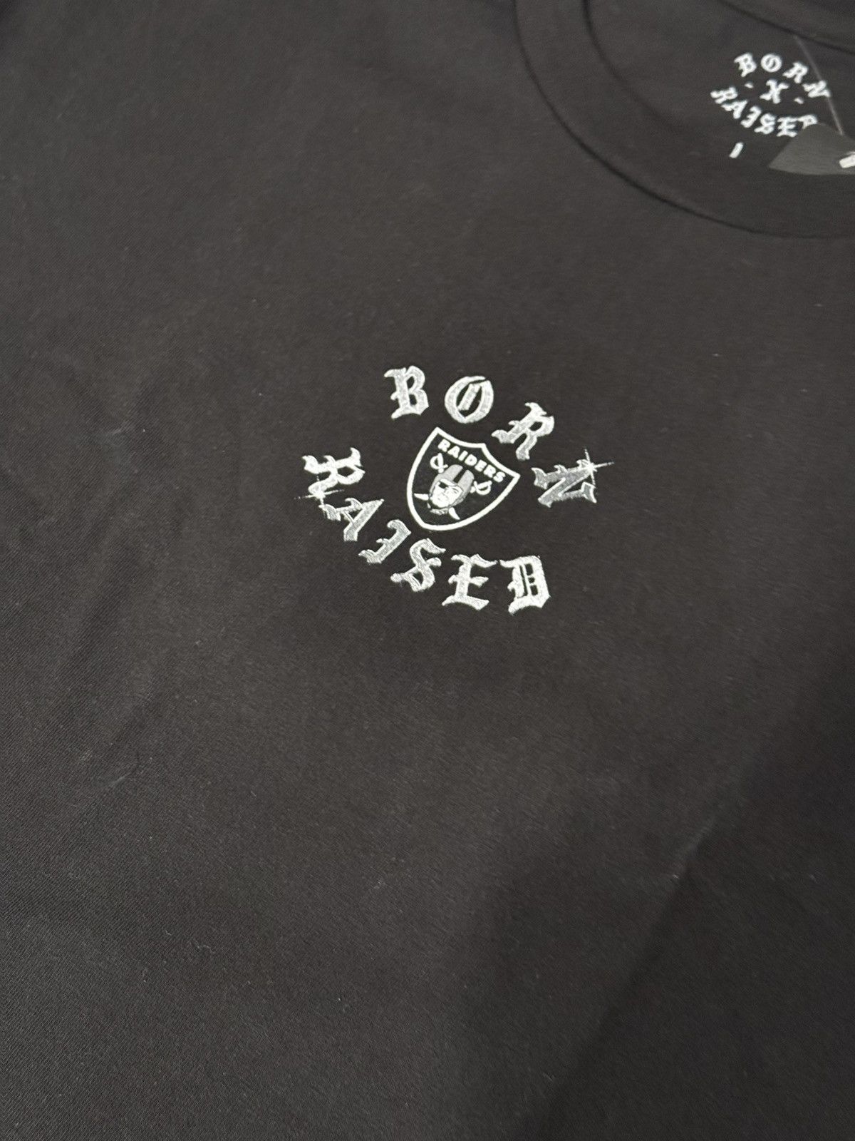 Born X Raised × NFL BORN X RAISED Las Vegas Raiders Chrome Rocker Tee Sz L Large Size US L / EU 52-54 / 3 - 2 Thumbnail