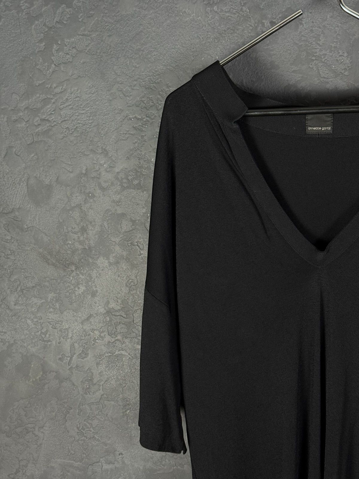 Annette Gortz Annette Gortz Avantgarde Oversize Black Dress Viskose Size S Size S / US 4 / IT 40 - 6 Thumbnail