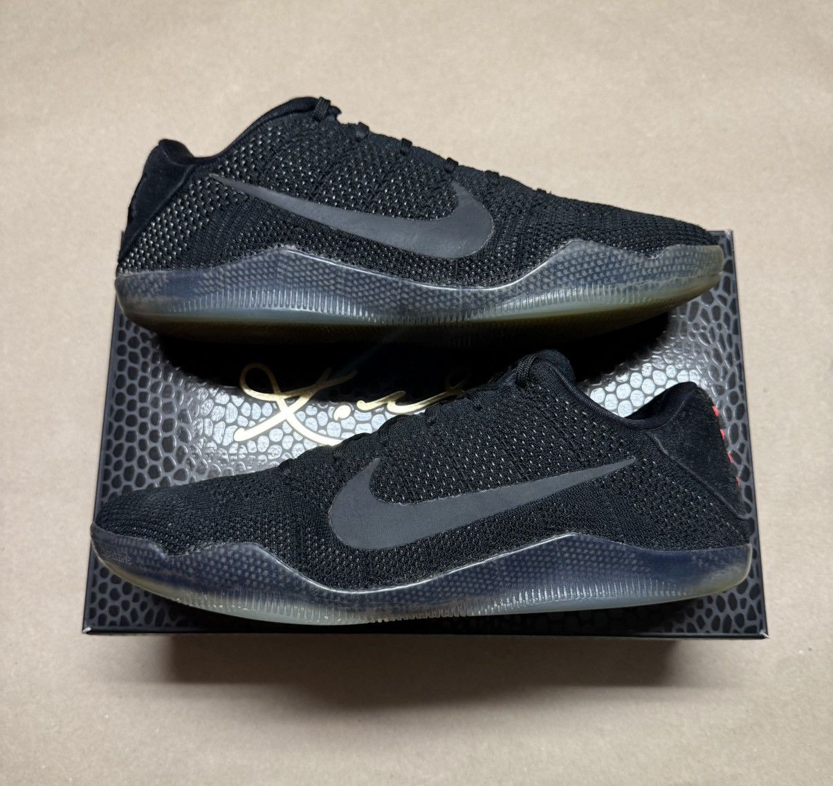 Black Space Kobe 11 Elite Cheap Nike Air Kobe 11 Elite Low Black