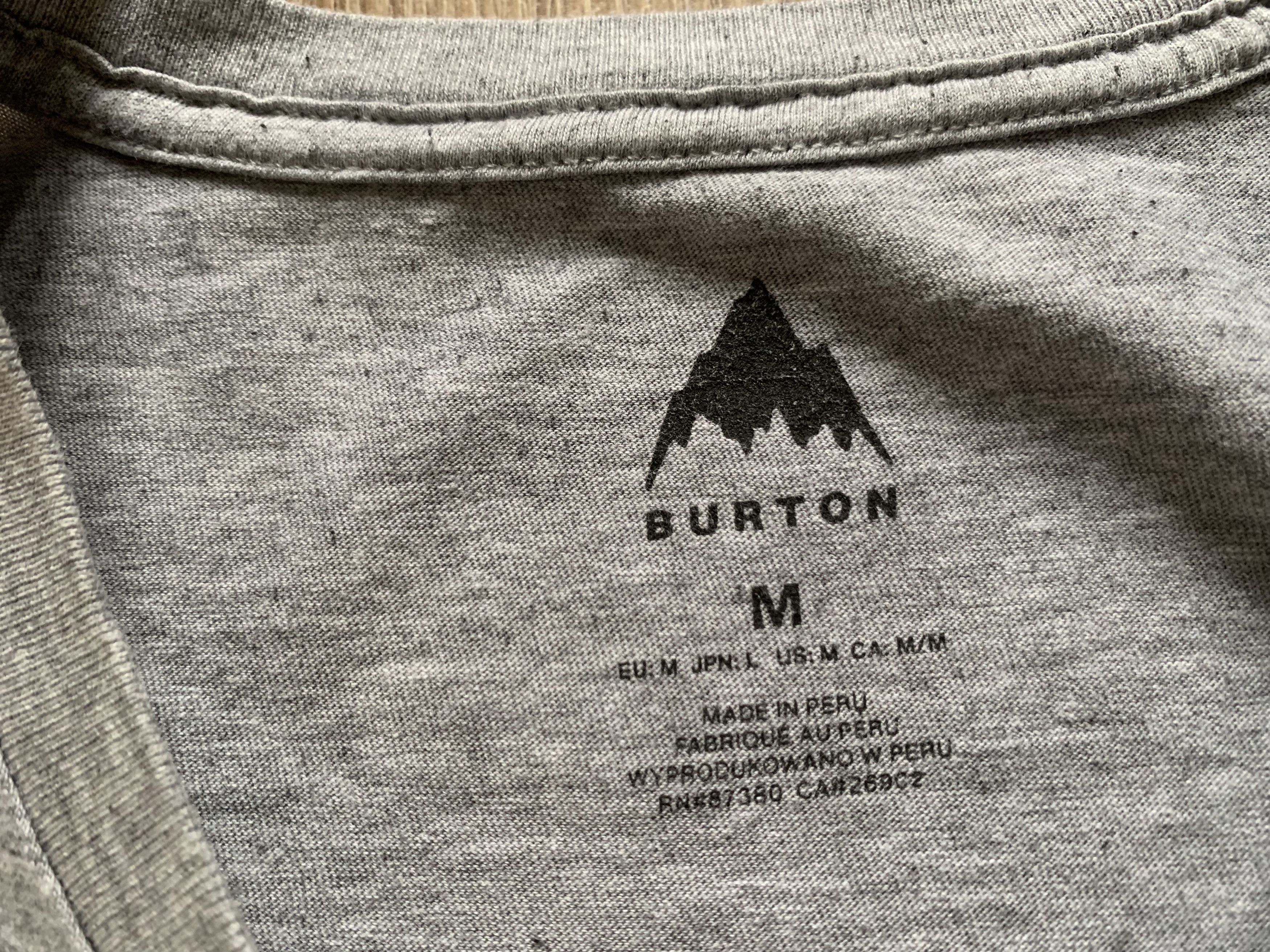 Burton Vintage Burton Big Logo Printed T Shirt Size US M / EU 48-50 / 2 - 7 Thumbnail