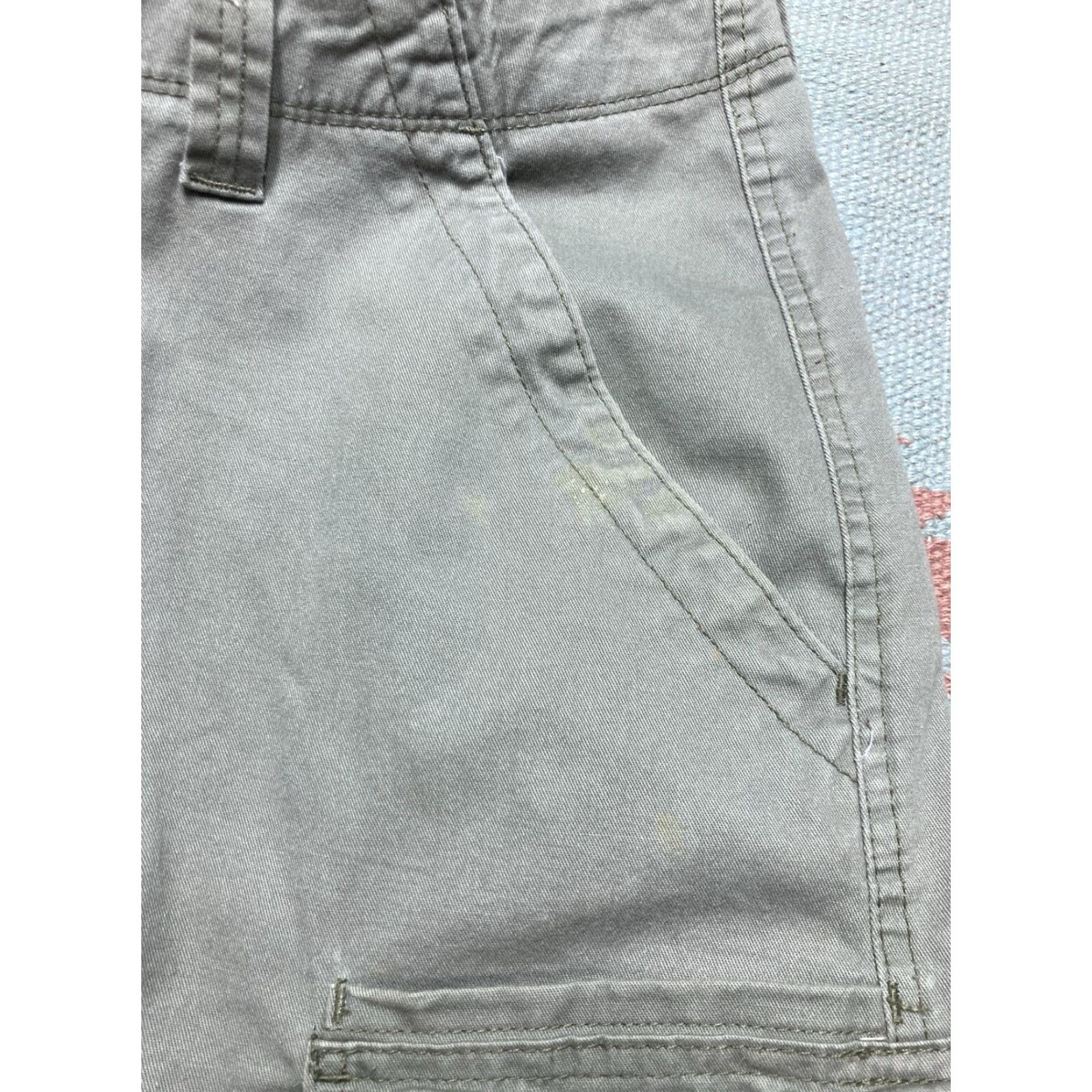 Wrangler VINTAGE Wrangler Cargo Shorts Men 36 Green Cargo Pocket Wide Leg Baggy Skater 90s Size US 36 / EU 52 - 7 Thumbnail