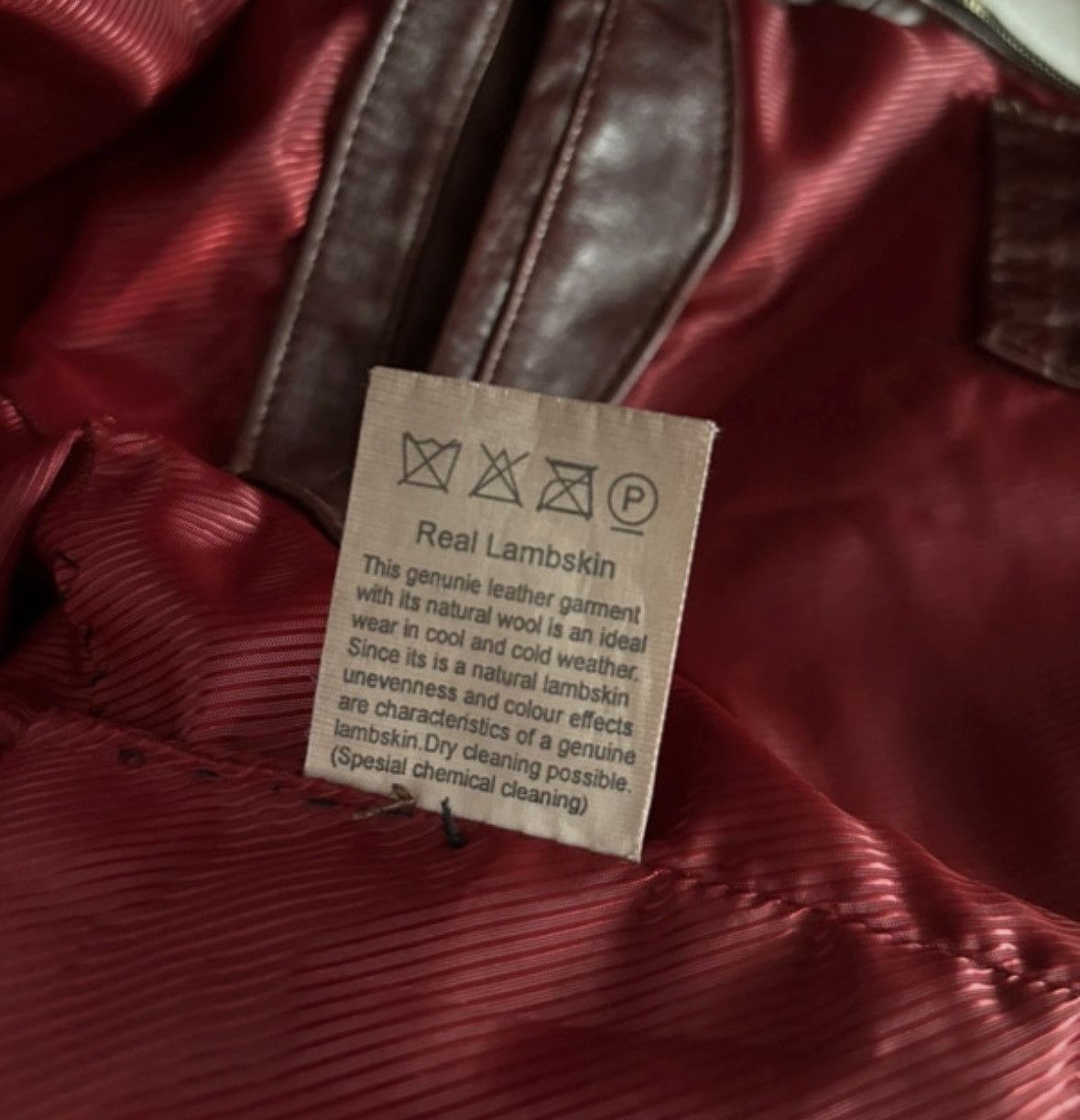 Vintage Red Leather Lambskin Jacket Size US L / EU 52-54 / 3 - 2 Thumbnail