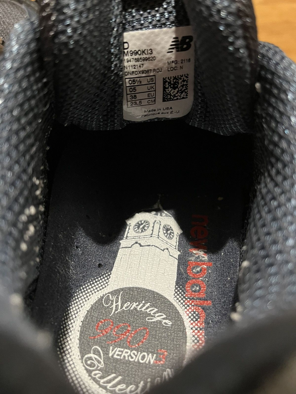 Kith × New Balance US 5.5 KITH X NEW BALANCE 990 V3 genesis Size US 5.5 / EU 38 - 6 Thumbnail