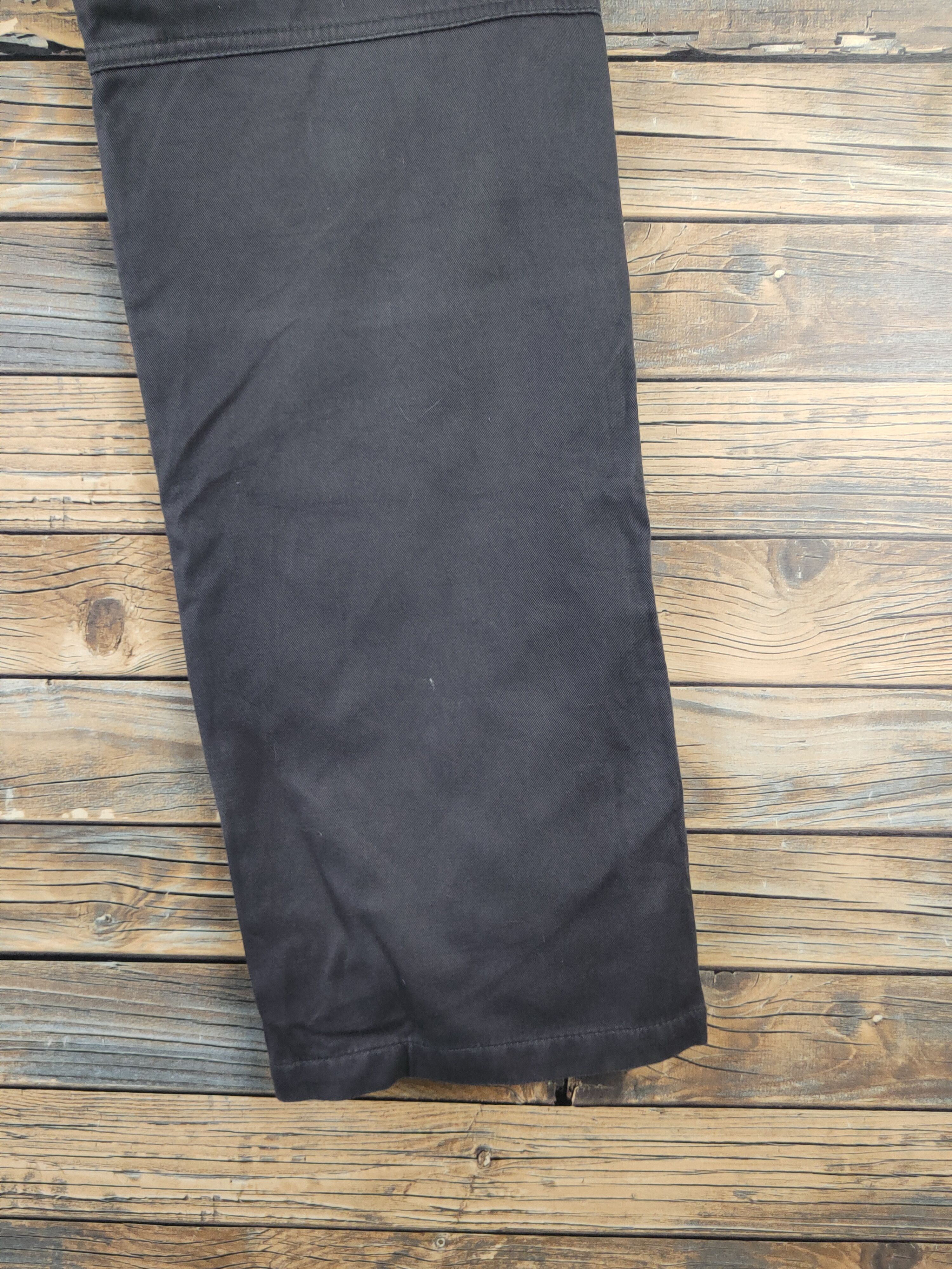 Japanese Brand DL Rovertry Dark Gray Multipocket Cargo Pants #2169 Size US 33 - 11 Thumbnail
