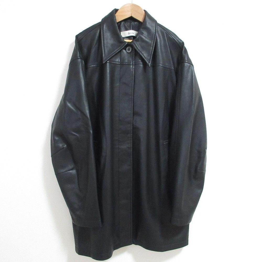 Other Other anuke Ecoleather Oversized Jacket Plastic / Synthetic Outerwear DUTY FREE for USA Size ONE SIZE - 1 Thumbnail