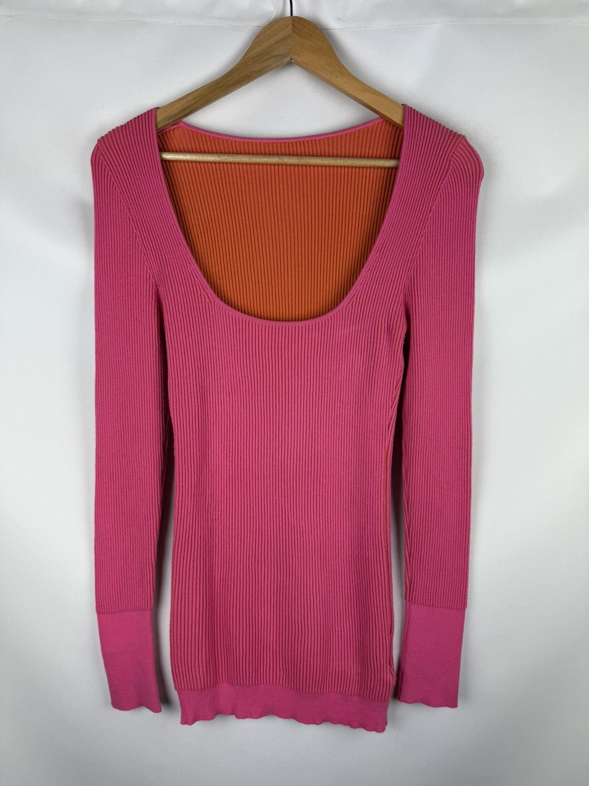 Jacquemus Jacquemus Reversible Ribbed Knitted Viscose Sweater Pullover Size M / US 6-8 / IT 42-44 - 1 Thumbnail
