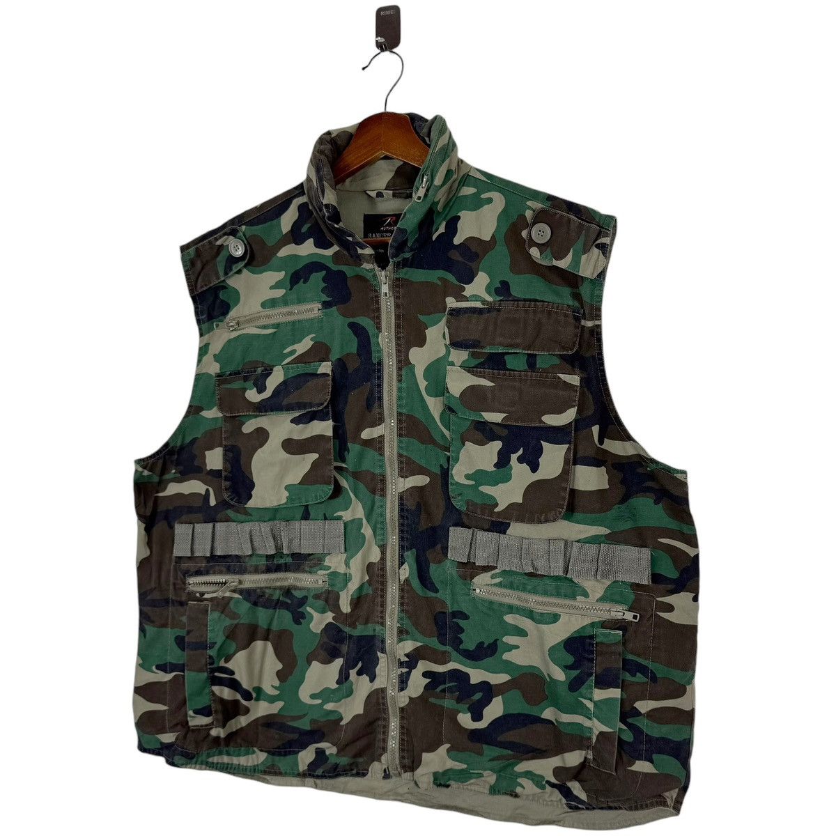 Vintage VINTAGE RANGER VEST TACTICAL CAMOUFLAGE VEST JACKET Size US XL / EU 56 / 4 - 2 Thumbnail