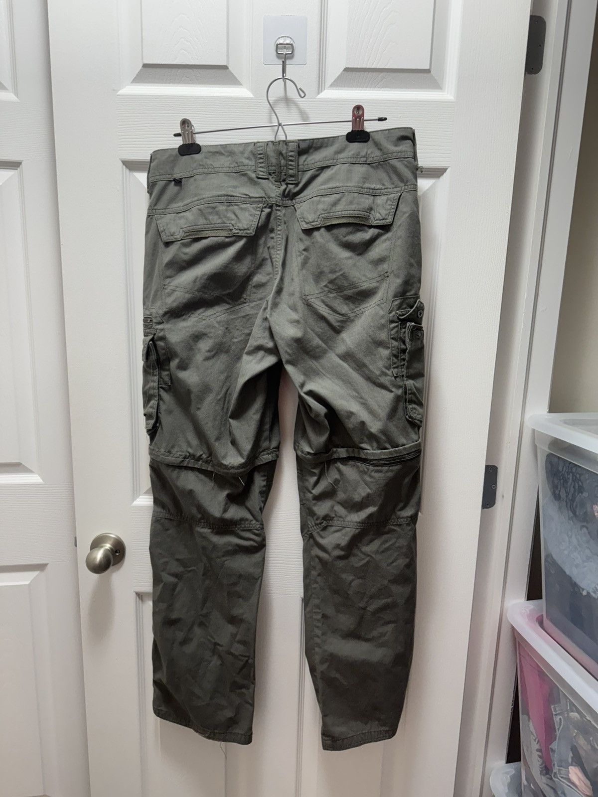 Other Ecodesign Forclaz Military Cargo Army Double Knee Pants Size US 34 / EU 50 - 2 Thumbnail