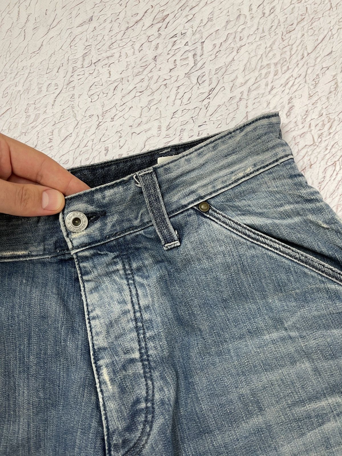 G-Star G-Star Raw vintage Elwood loose prisoner Monty embro jeans Size US 31 - 8 Thumbnail