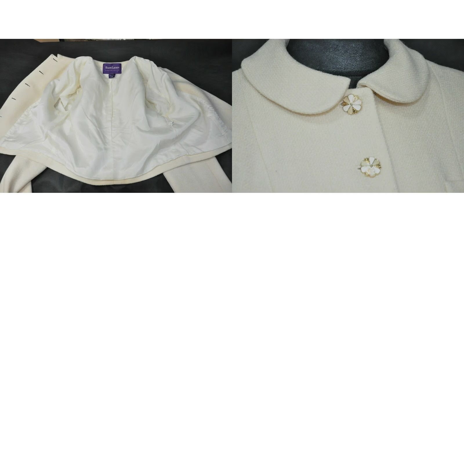 Ralph Lauren Purple Label Ralph Lauren Purple Label Blazer Women's Beige Wool Size 10 Size L / US 10 / IT 46 - 8 Thumbnail