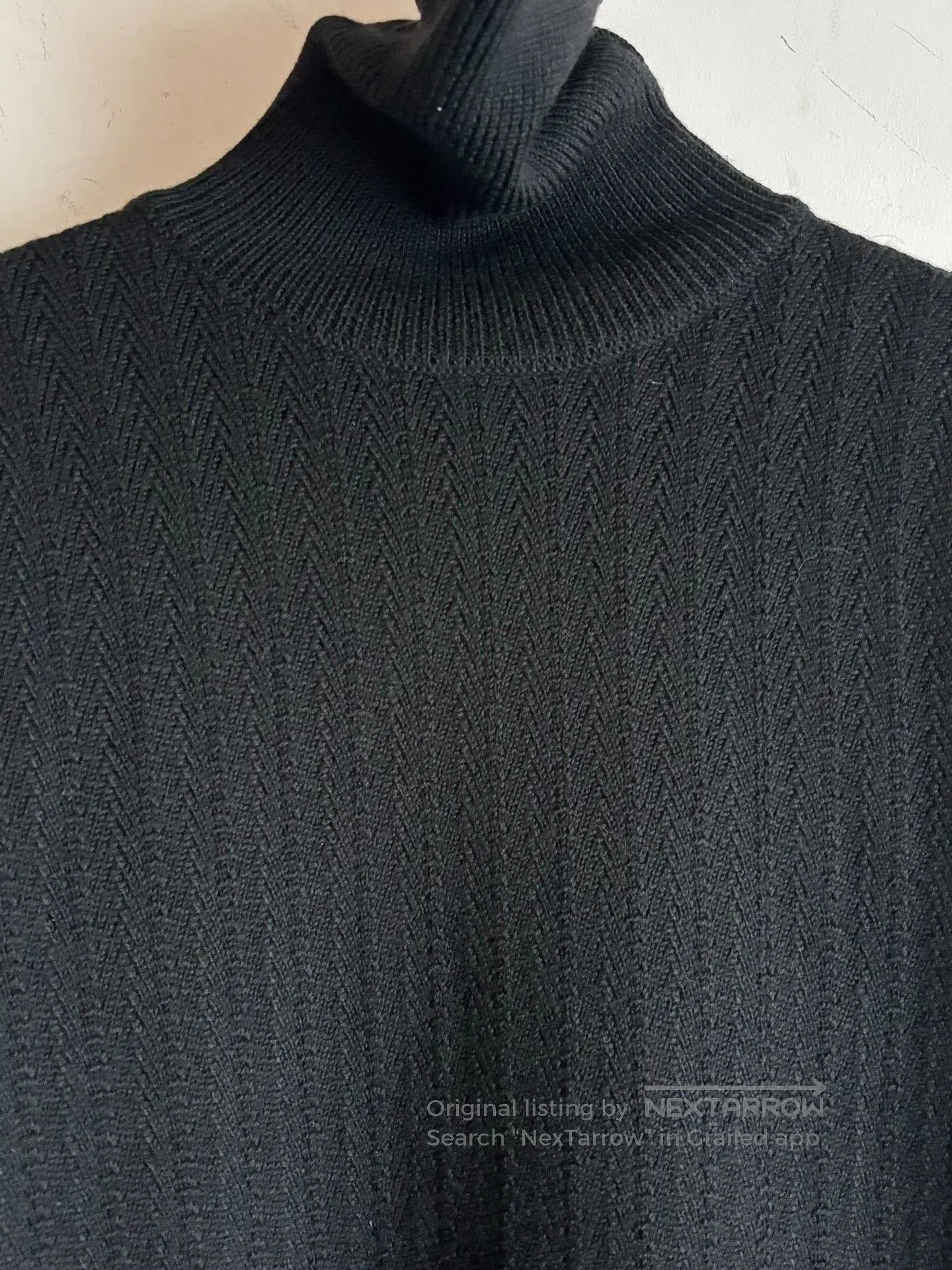 Helmut Lang Helmut Lang 00's Black Turtleneck Sweater. Size US S / EU 44-46 / 1 - 4 Thumbnail