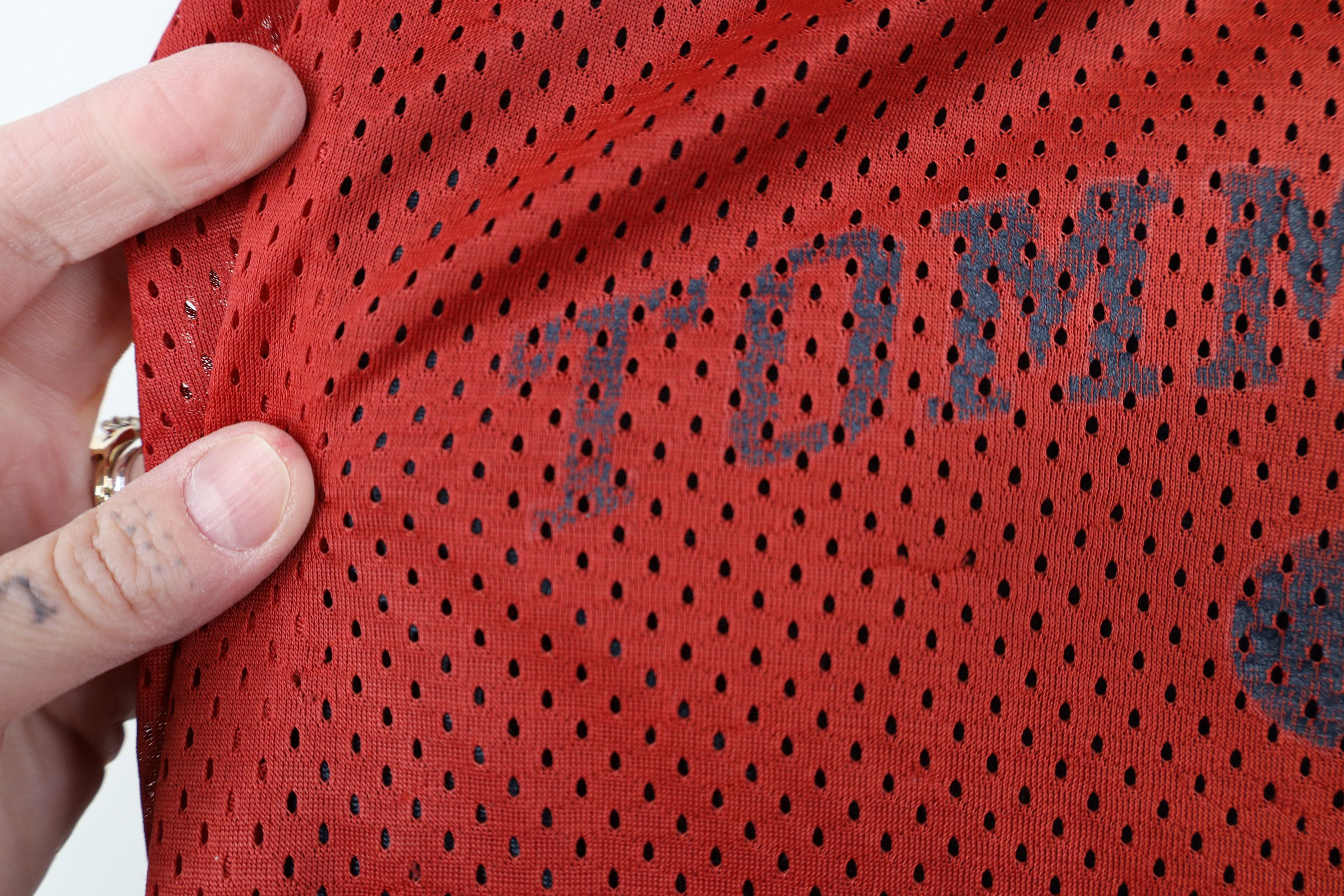 Tommy Hilfiger Vintage 90s Y2K Tommy Hilfiger Striped Mesh Jersey T-Shirt Size US L / EU 52-54 / 3 - 6 Thumbnail