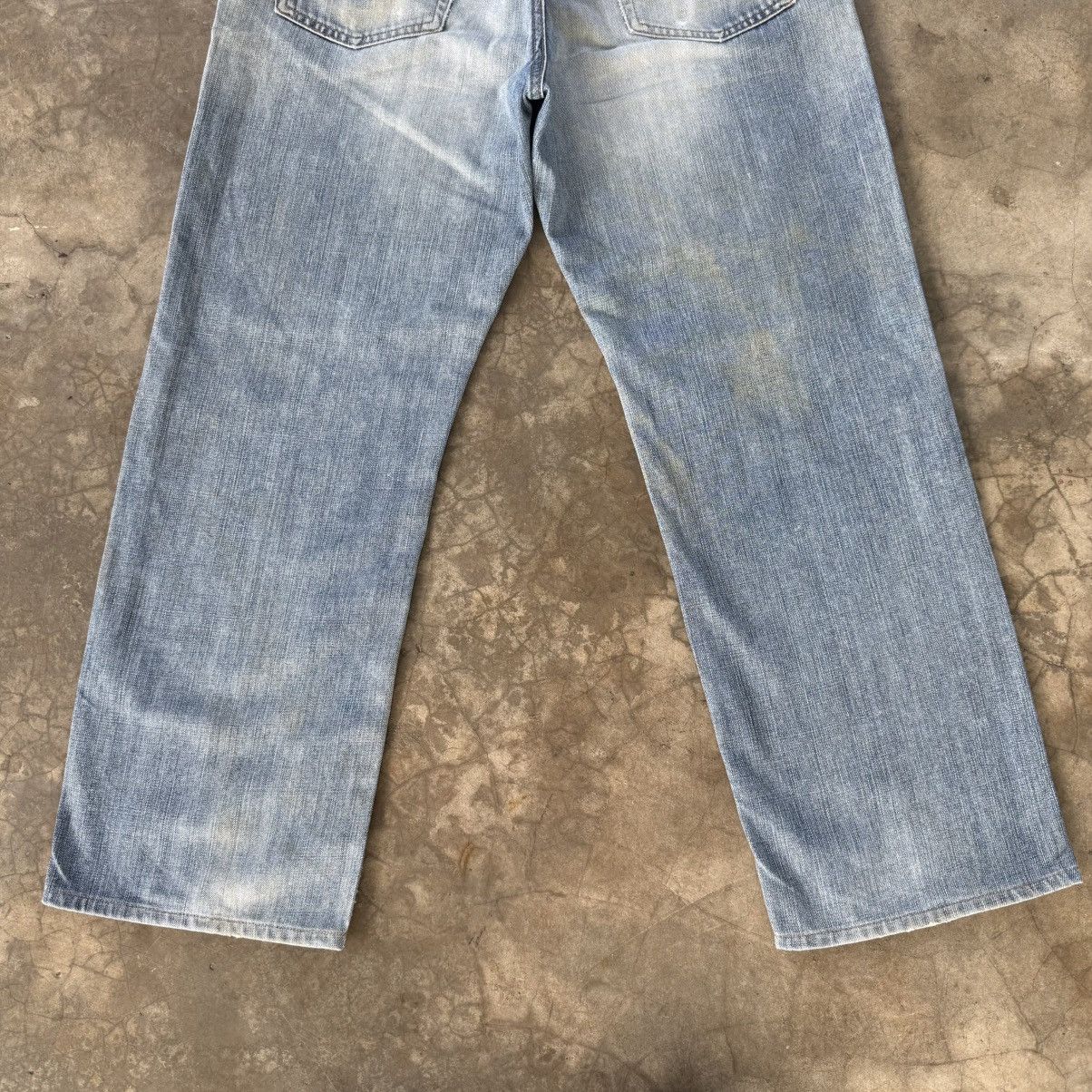 Edwin W33x27.5 Vintage Edwin Faded Ripped Denim Jean Pants Size US 33 - 11 Thumbnail