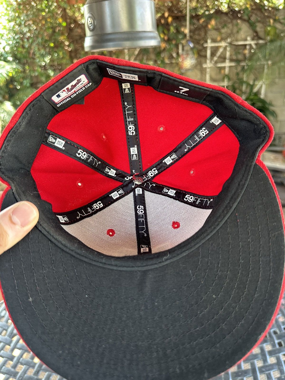 Hat Club Red Texas Ranger Fitted Hat Size ONE SIZE - 3 Thumbnail