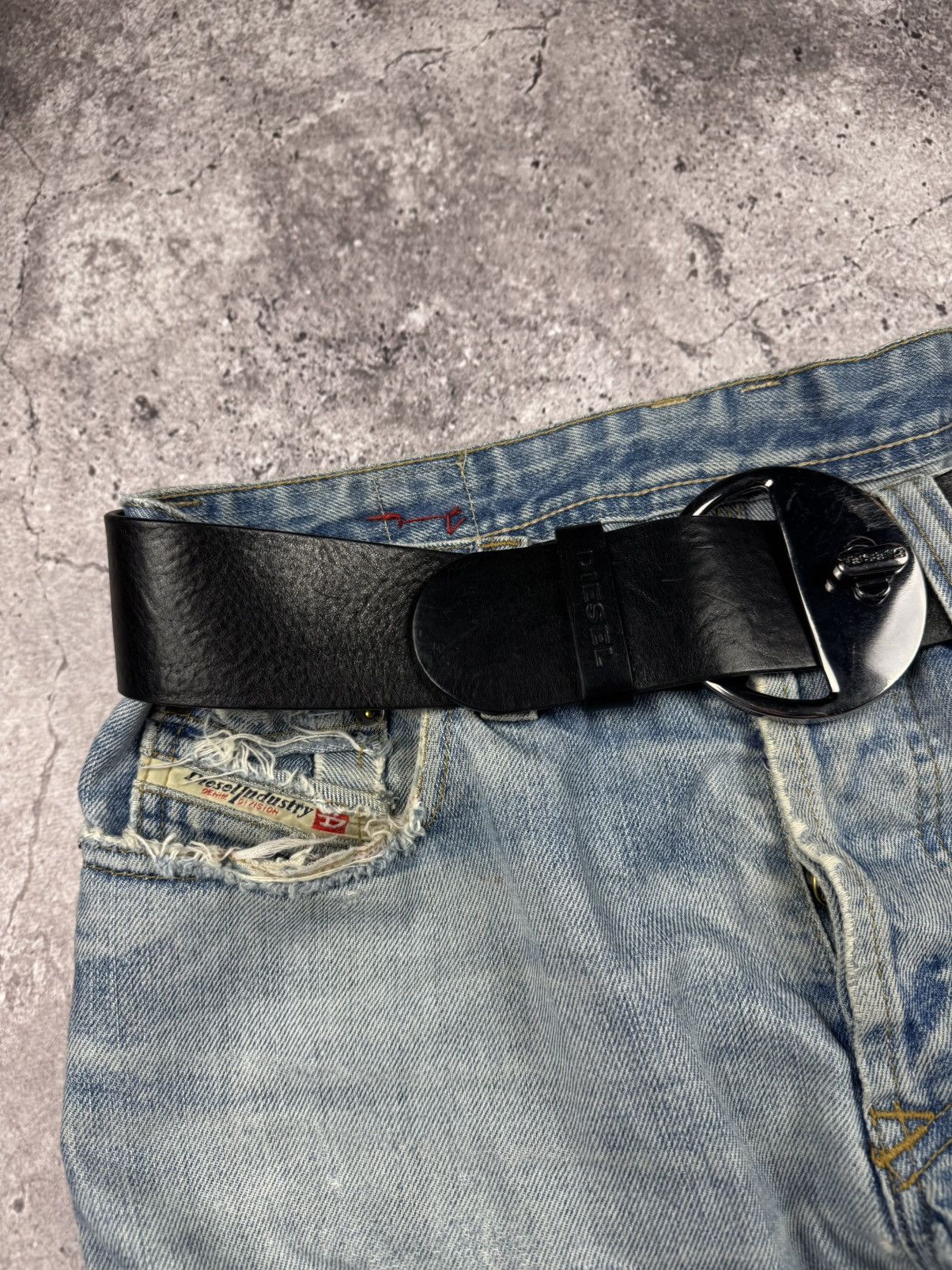 Diesel Vintage Diesel Japanesse black opium belt avant garde Y2K Size ONE SIZE - 5 Thumbnail