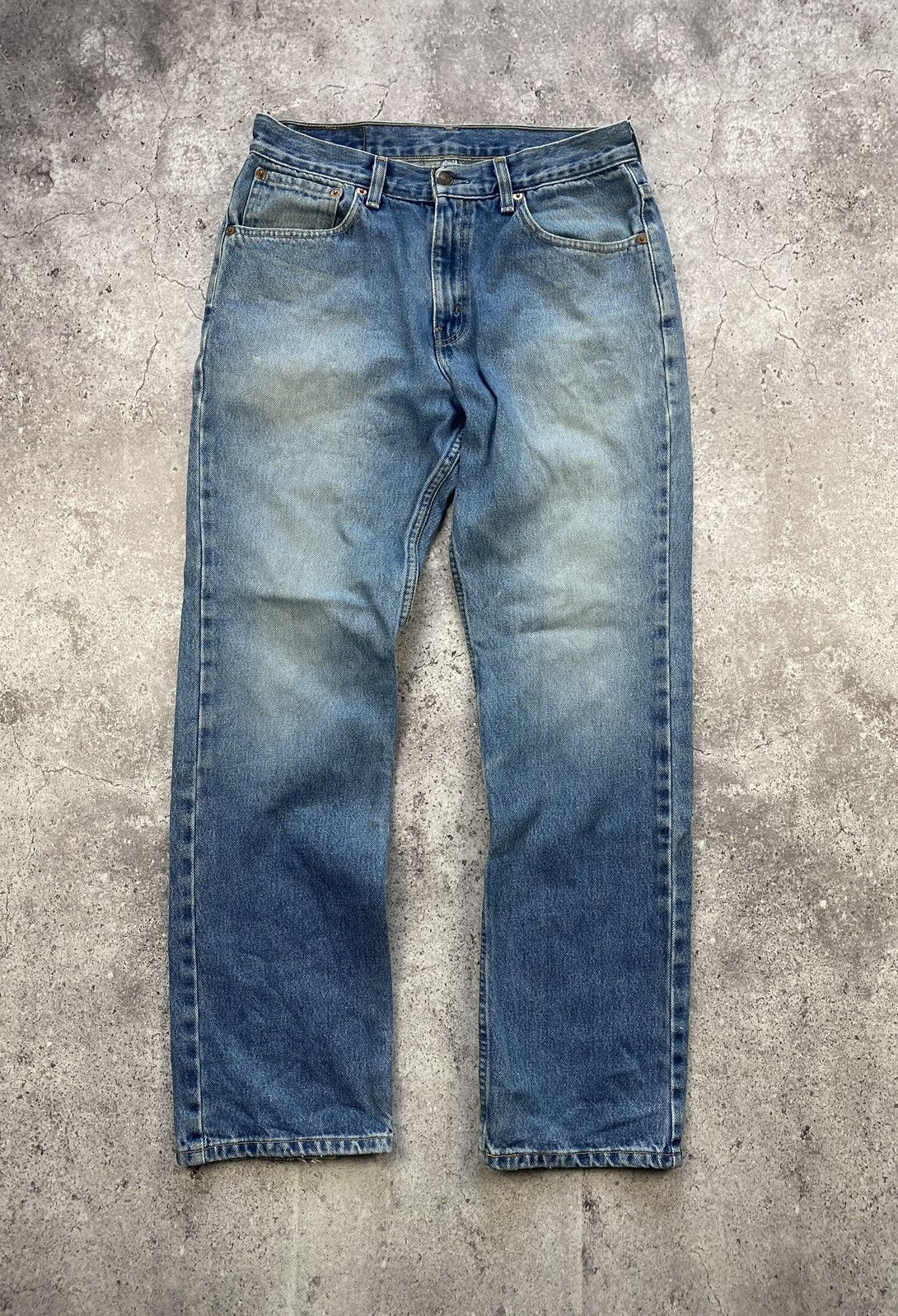 Japanese Brand × Levi's × Vintage Vintage 90s Levi's 581 Washed Blue Denim Jeans size 31x30 Size US 31 - 2 Thumbnail