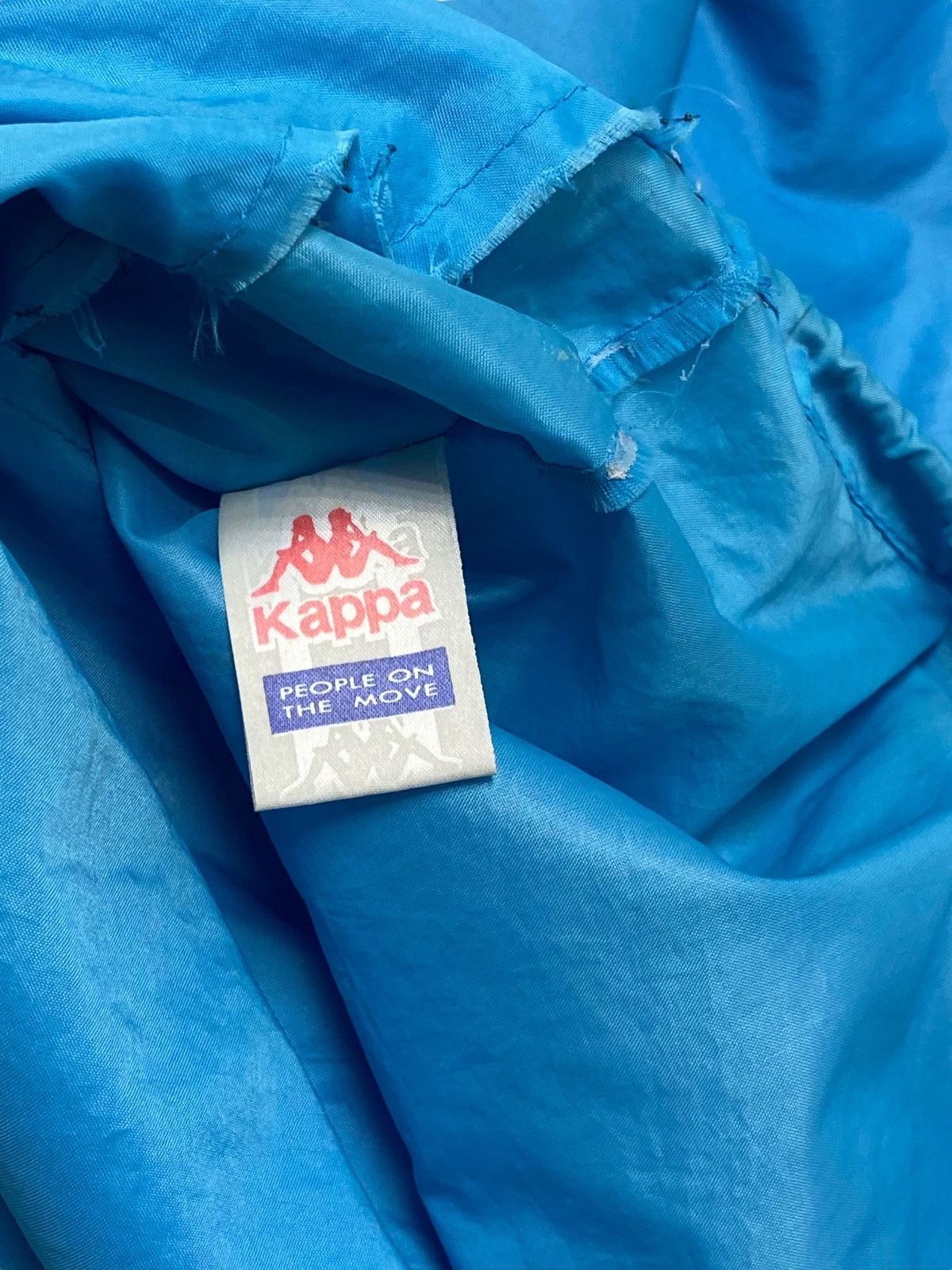 Kappa RARE! 90s Vintage KAPPA MANCHESTER CITY Windbreaker Hooded Size US XL / EU 56 / 4 - 8 Thumbnail