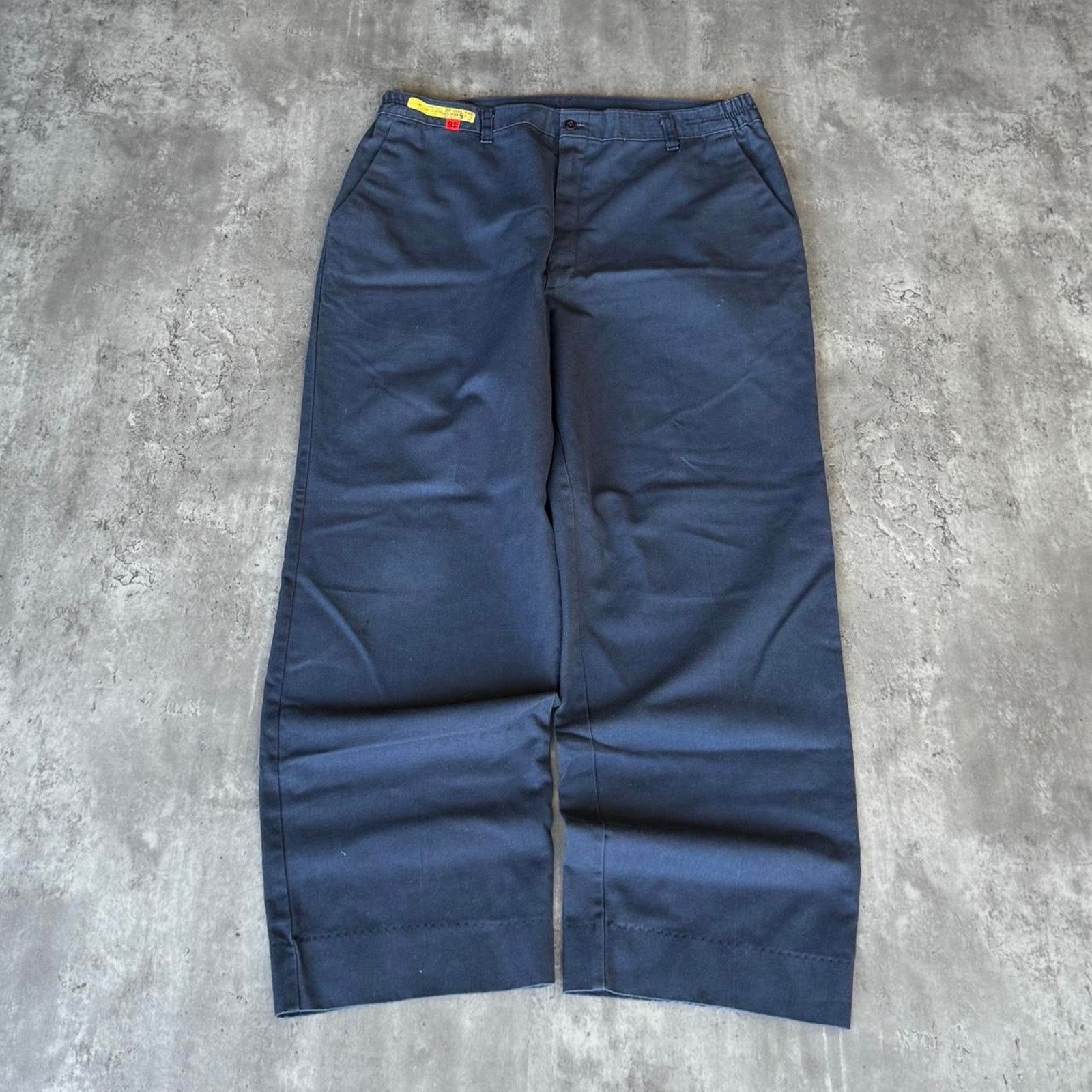 Carhartt × Vintage Vintage Y2K Carhartt Style RedKap Navy Baggy Work Pants Size US 36 / EU 52 - 1 Thumbnail