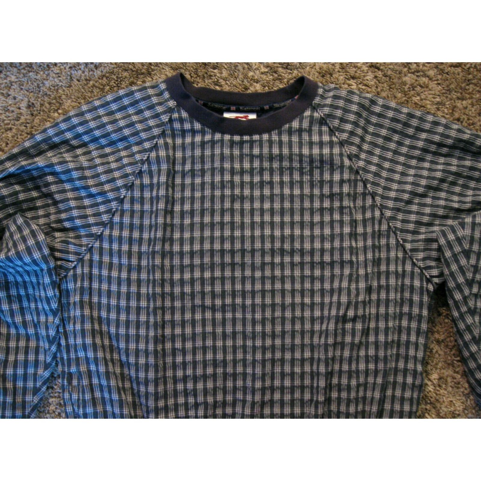 Vintage Slazenger Windbreaker Jacket Pullover Vintage Large Mens Green Striped Nylon Polyester Pockets Casual Golf Size US L / EU 52-54 / 3 - 3 Thumbnail