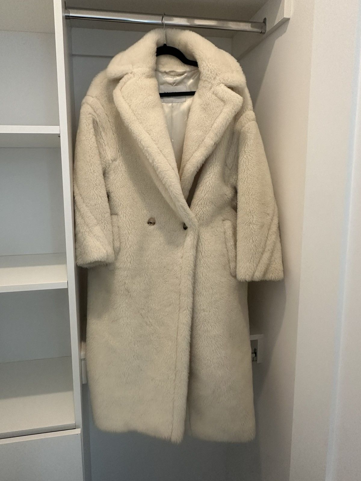 Max Mara White Teddy Bear Icon Coat Size S / US 4 / IT 40 - 7 Thumbnail