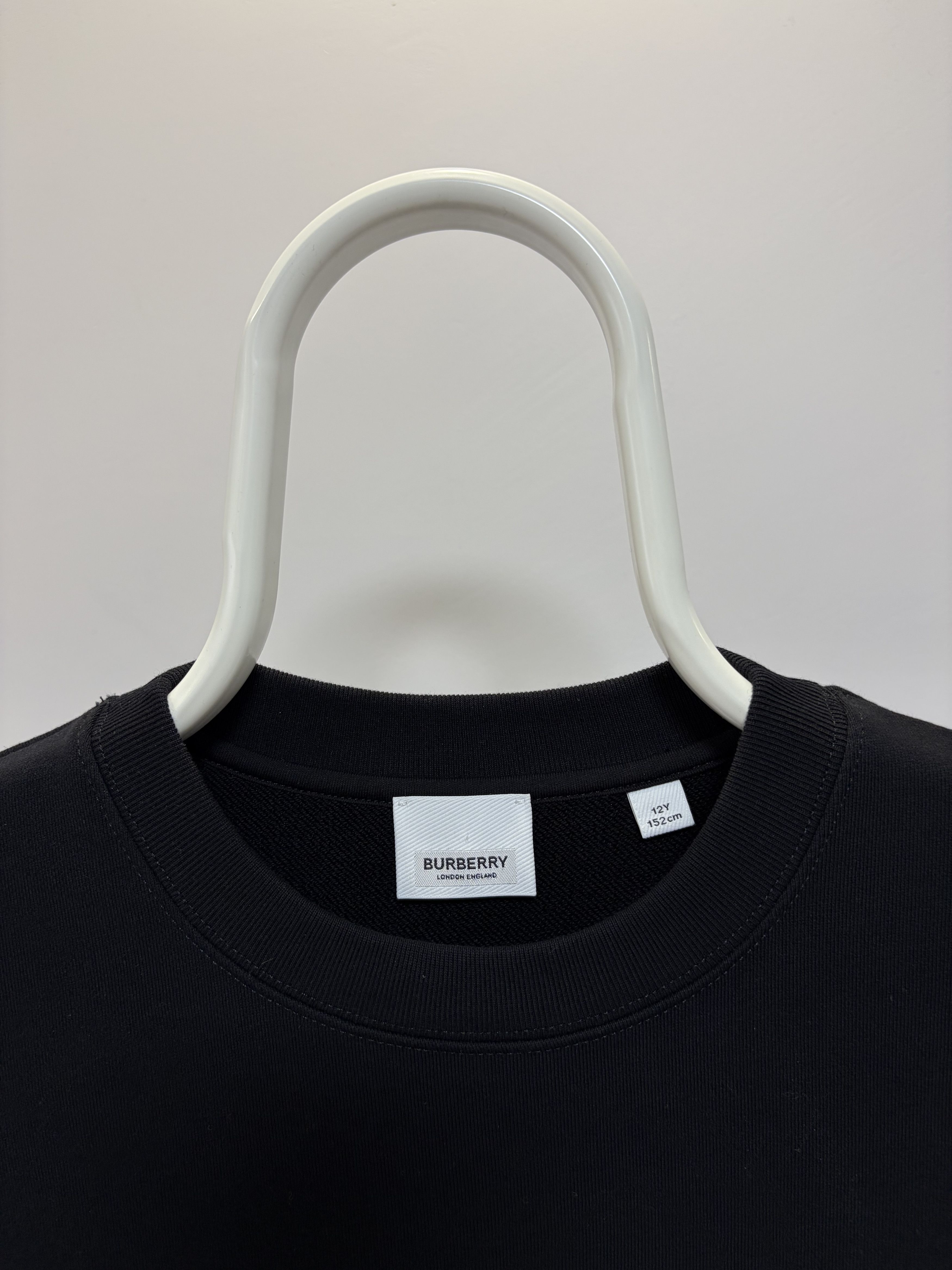 Burberry BURBERRY Sweatshirt Check Panel Nova Crewneck Kids 12Y 152cm Size US XS / EU 42 / 0 - 9 Thumbnail