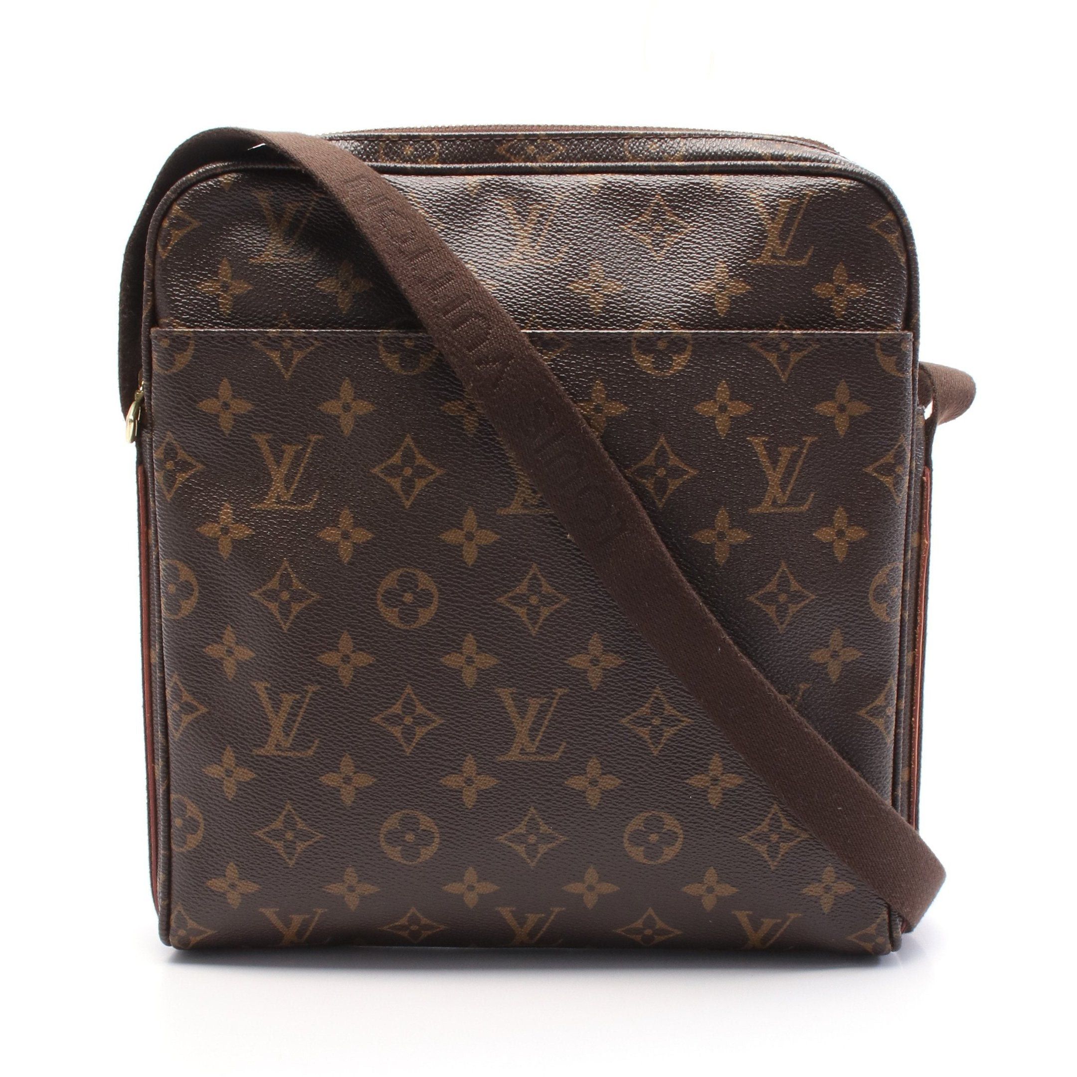 Louis Vuitton Louis Vuitton Trotteur Bobourg Monogram Shoulder Bag Leather Brown Size ONE SIZE - 1 Thumbnail