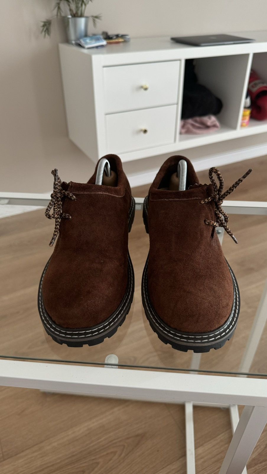 Other Vintage Almsach cynthia suede classic brown leather Size US 9 / EU 42 - 2 Thumbnail