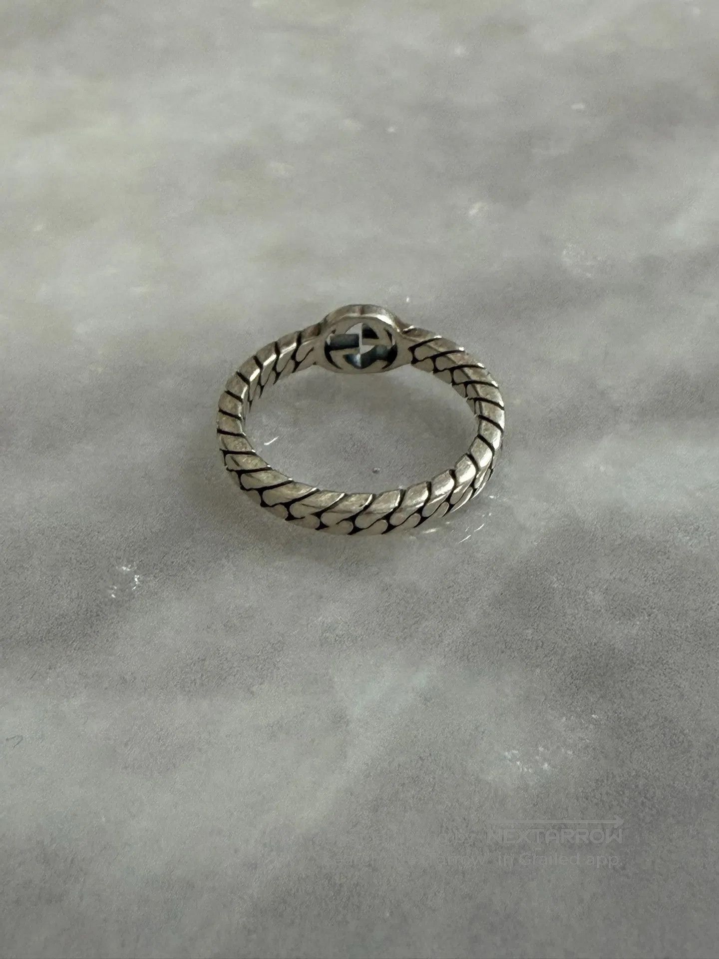 Gucci Guicci Double G Silver Ring| Size ONE SIZE - 2 Thumbnail