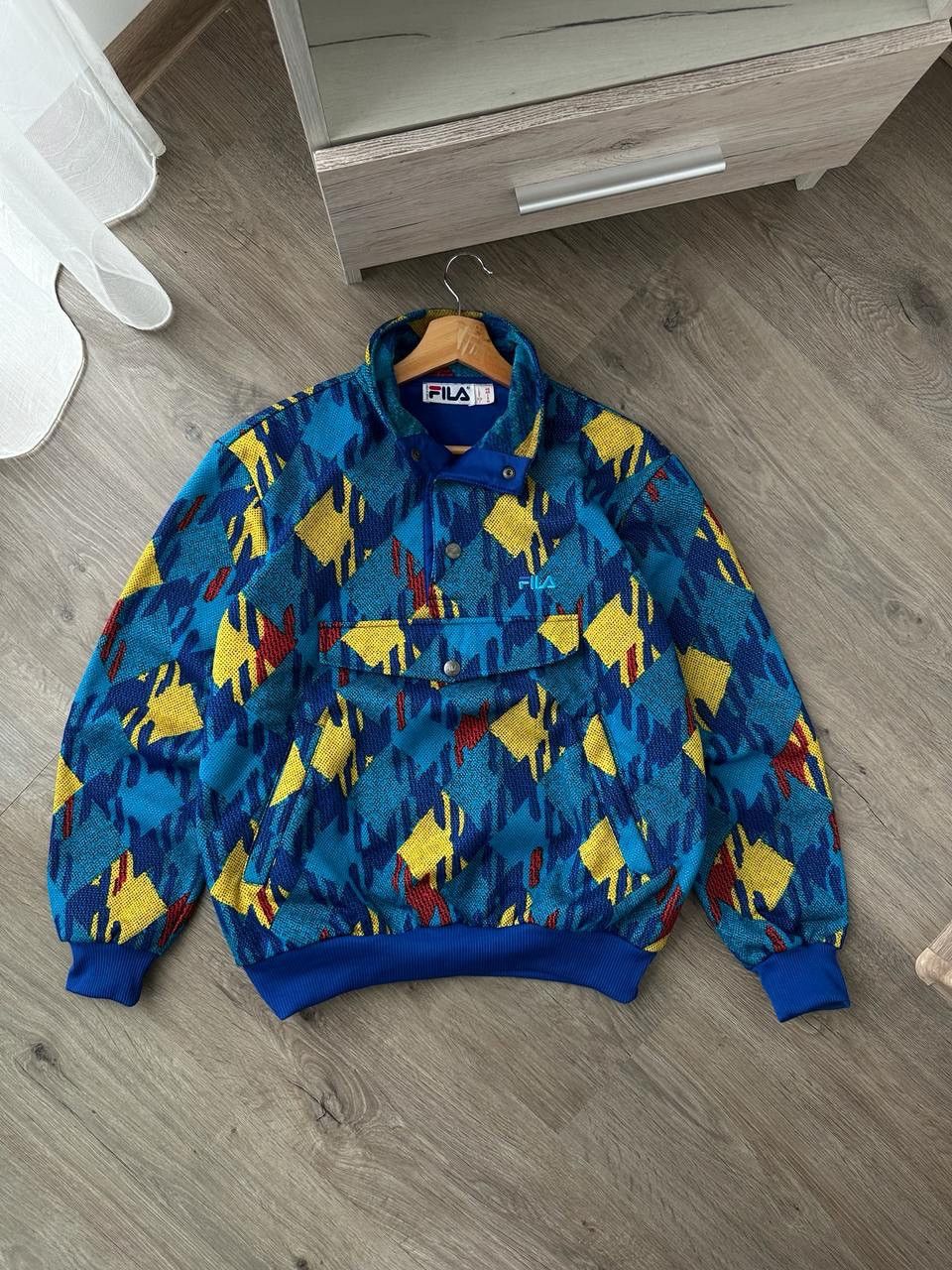 Fila × Vintage Vintage Fila Tech Retro Anorak Pocket Jacket Size US S / EU 44-46 / 1 - 1 Thumbnail