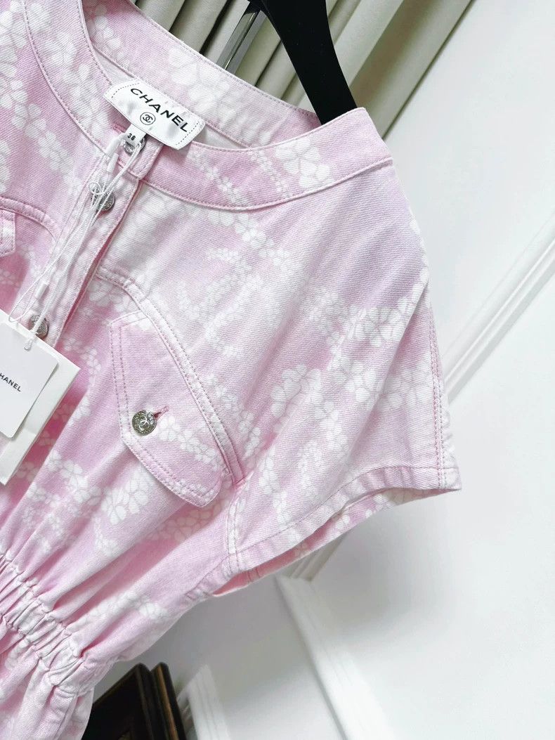 Chanel Chanel Pink flower sleeveless dress Size XS / US 0-2 / IT 36-38 - 4 Thumbnail