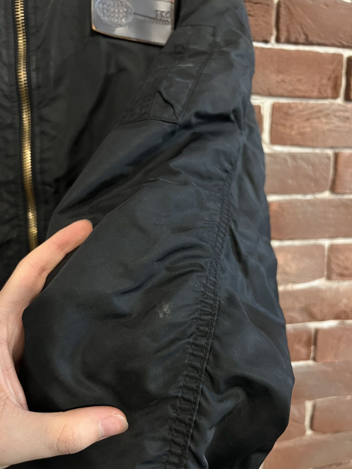 Vintage Ma1 Flyer Black Vintage Nylon Bomber Jacket BoxyFit Oversize Size US L / EU 52-54 / 3 - 7 Thumbnail