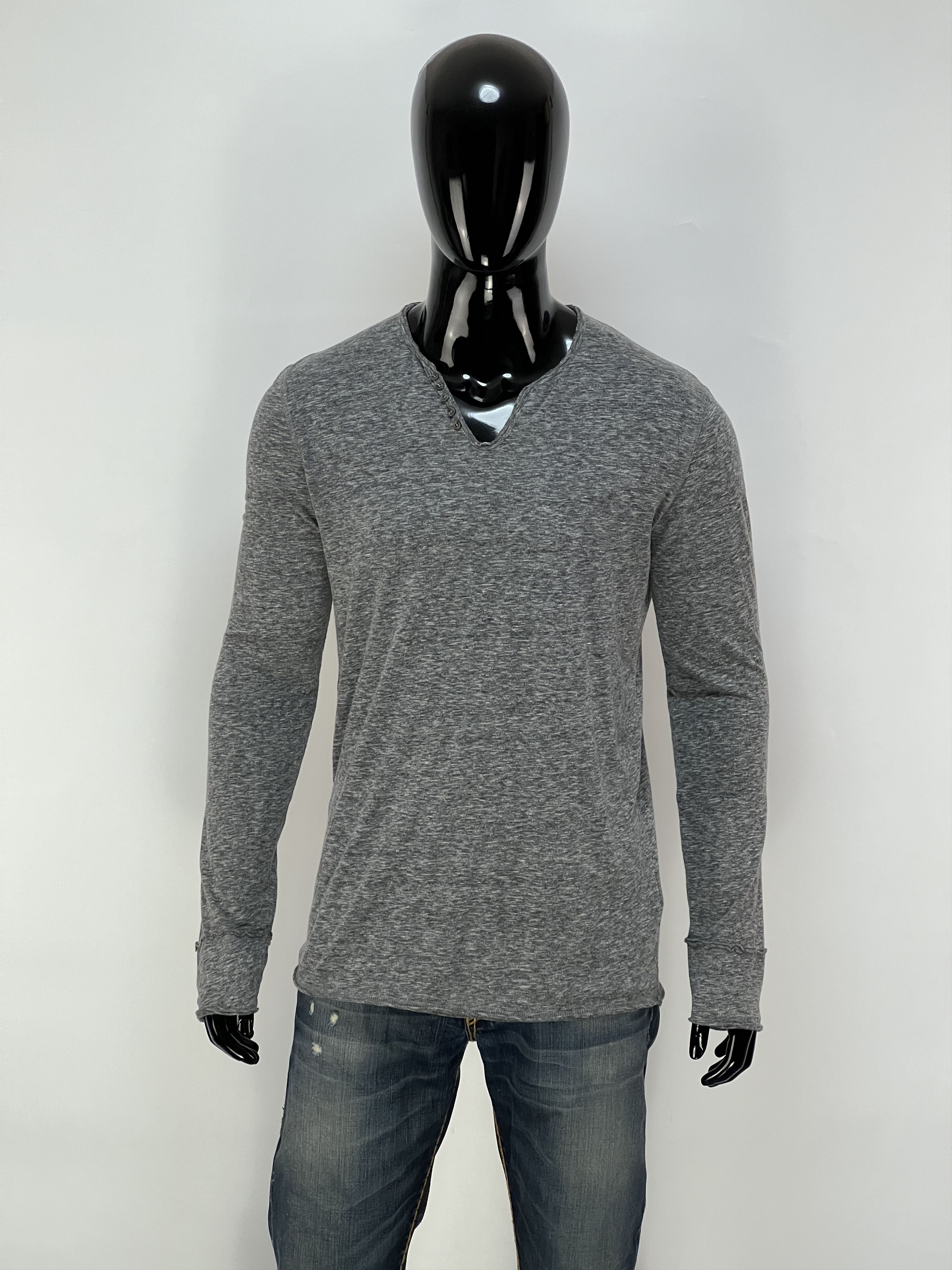 Zadig & Voltaire Zadig Voltaire Men s Gray Sweater Size L Big Logo Size US L / EU 52-54 / 3 - 2 Thumbnail