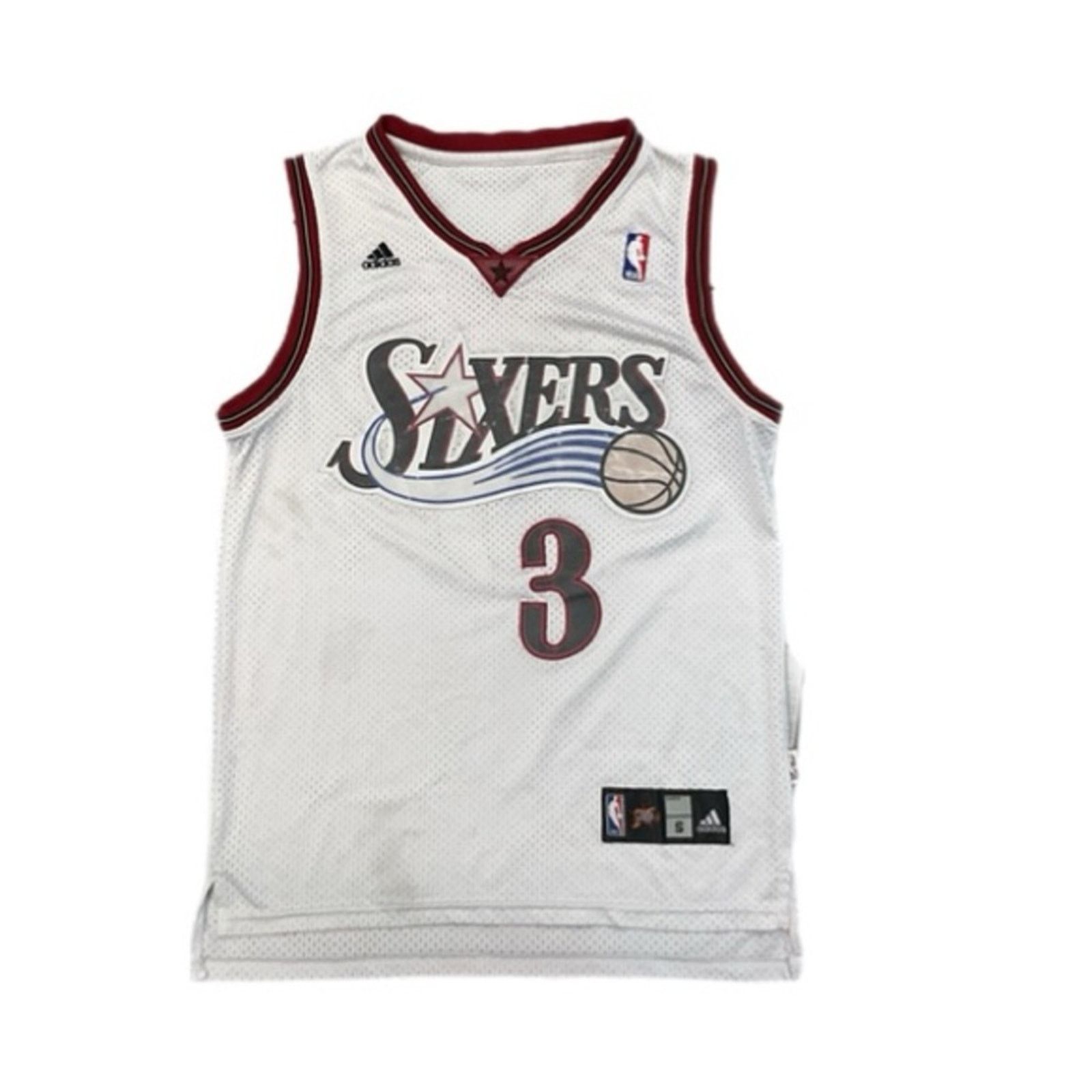 Adidas Adidas Allen Iverson Philadelphia 76ers #3 Y2K Jersey Size US S / EU 44-46 / 1 - 1 Thumbnail