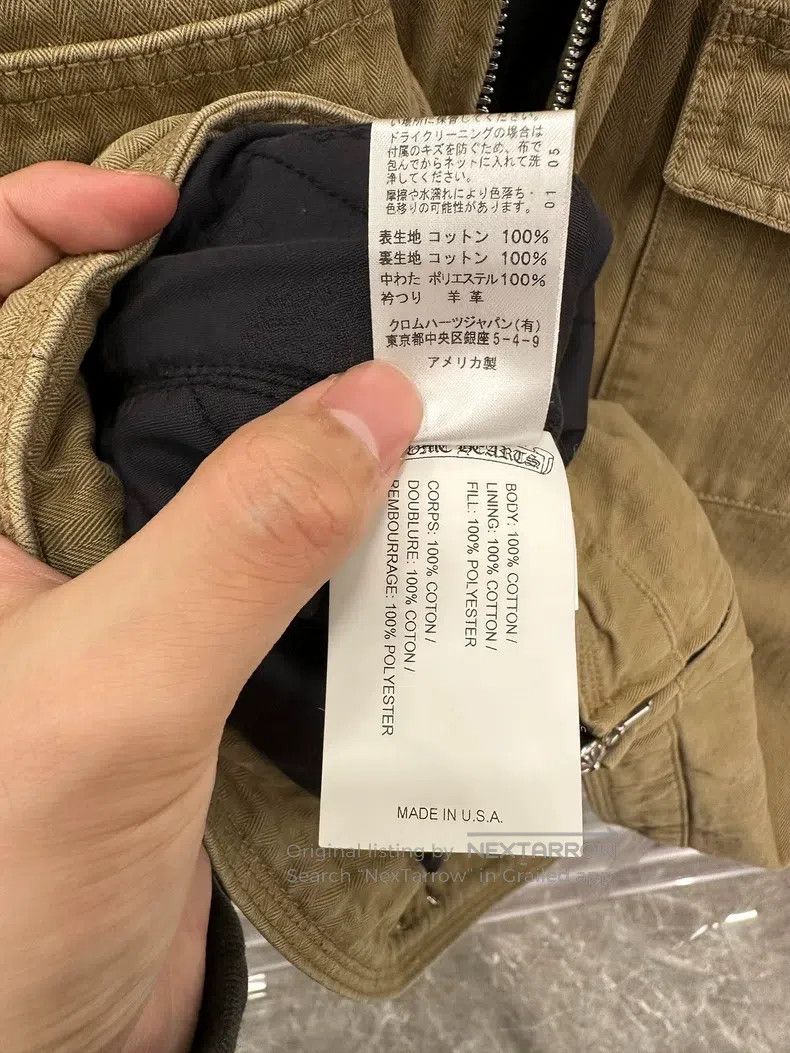 Chrome Hearts CHROME HEARTS Size M KB24 khaki frock jacket for veteran ca Size US M / EU 48-50 / 2 - 7 Thumbnail