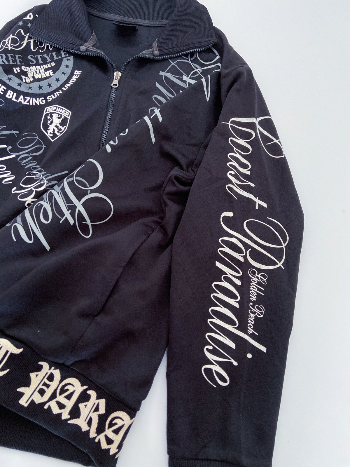 ZAPATEAR GOLDEN BEACH TRACKTOP ZIP JACKET