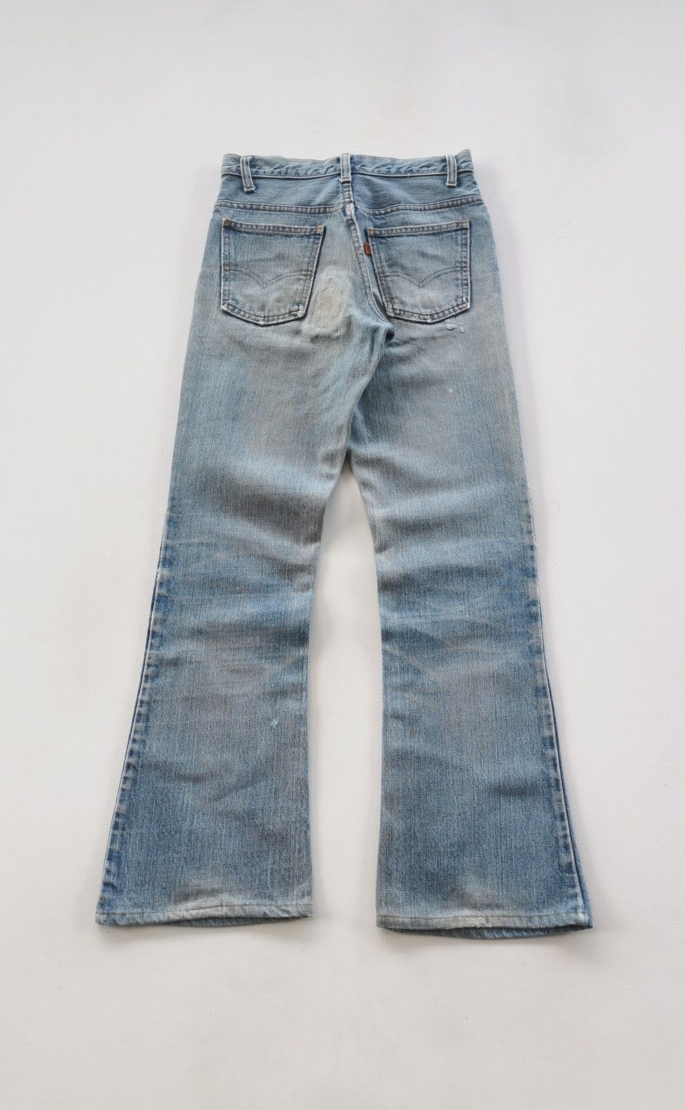 Levi's 70s Vintage Levis 746 Flare Orange Tab Denim Jeans Size US 27 - 5 Thumbnail