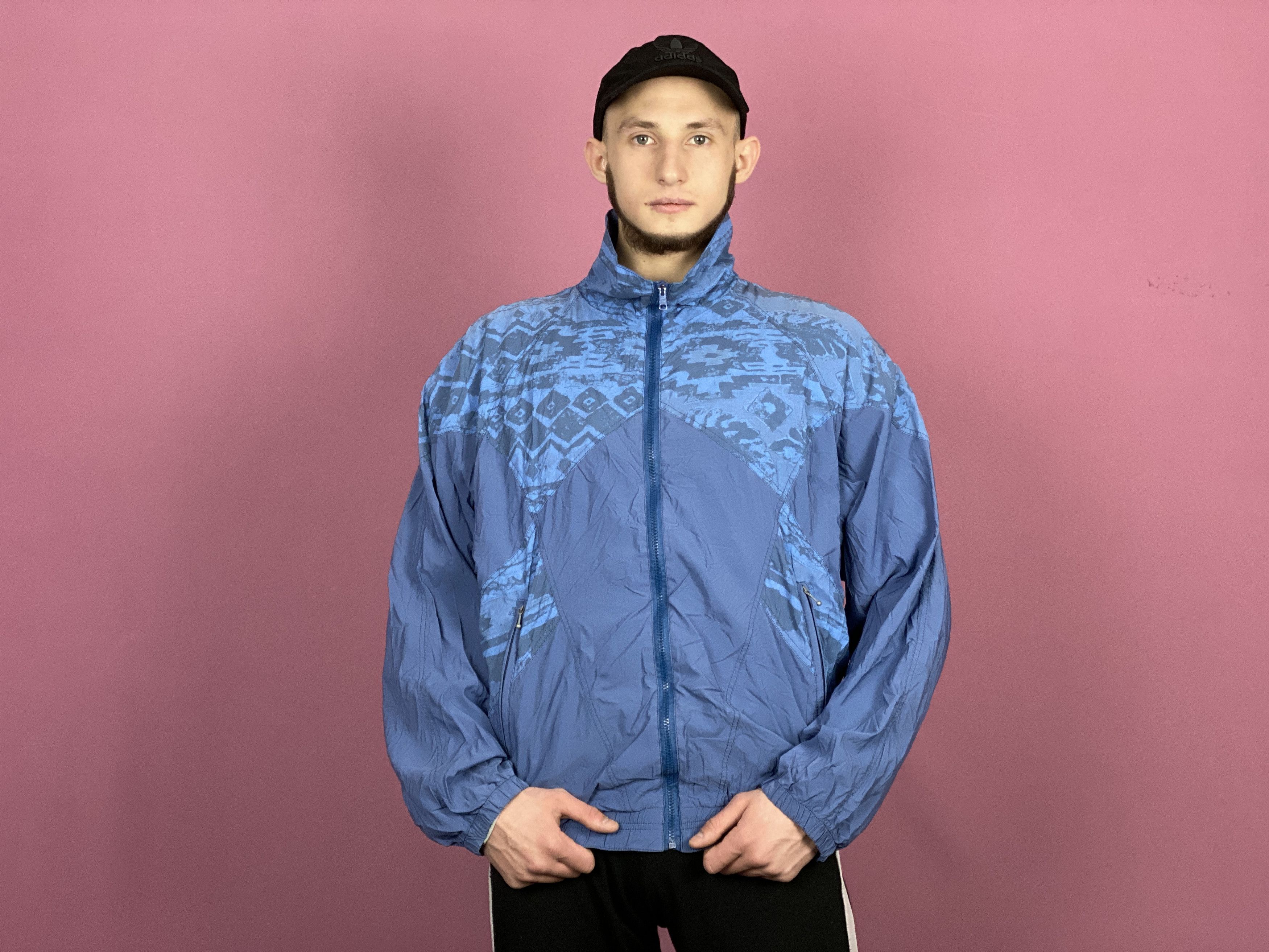 Vintage 90s Vintage Men's Windbreaker Jacket - L Size US L / EU 52-54 / 3 - 4 Thumbnail
