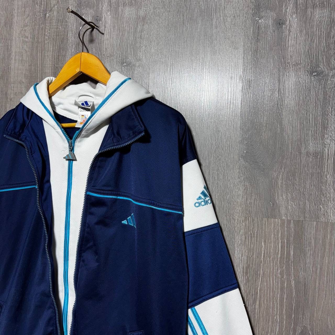 Adidas Adidas Vintage Baseball Track Jacket Sportswear L-XL Size US XL / EU 56 / 4 - 2 Thumbnail