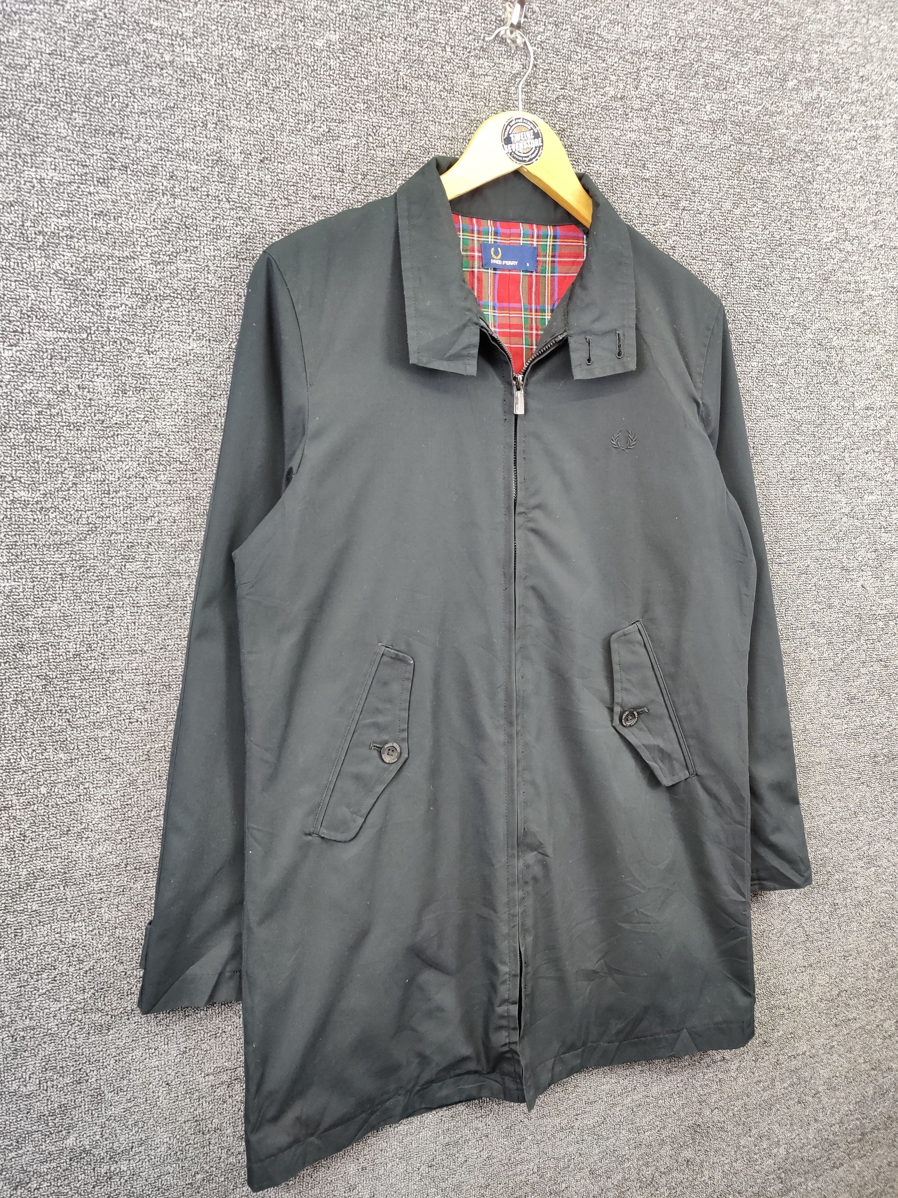Fred Perry Vintage Fred Perry Checkered Long Jacket Size US S / EU 44-46 / 1 - 5 Thumbnail