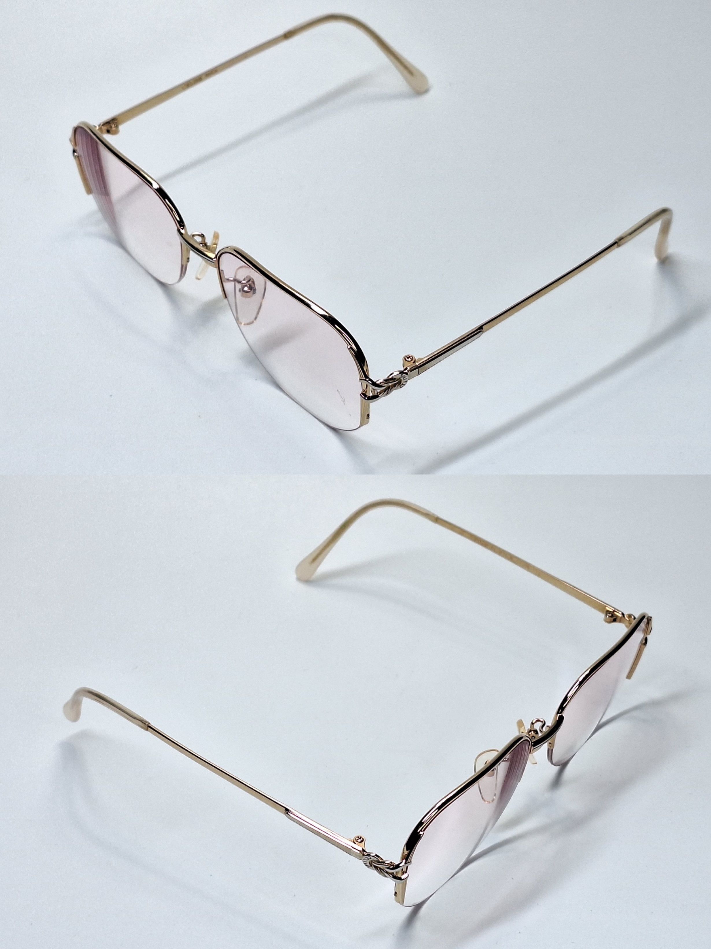 Celine CELINE CL-271 B P-Titanium Half-Rimless Eyeglasses Vintage Size ONE SIZE - 9 Thumbnail