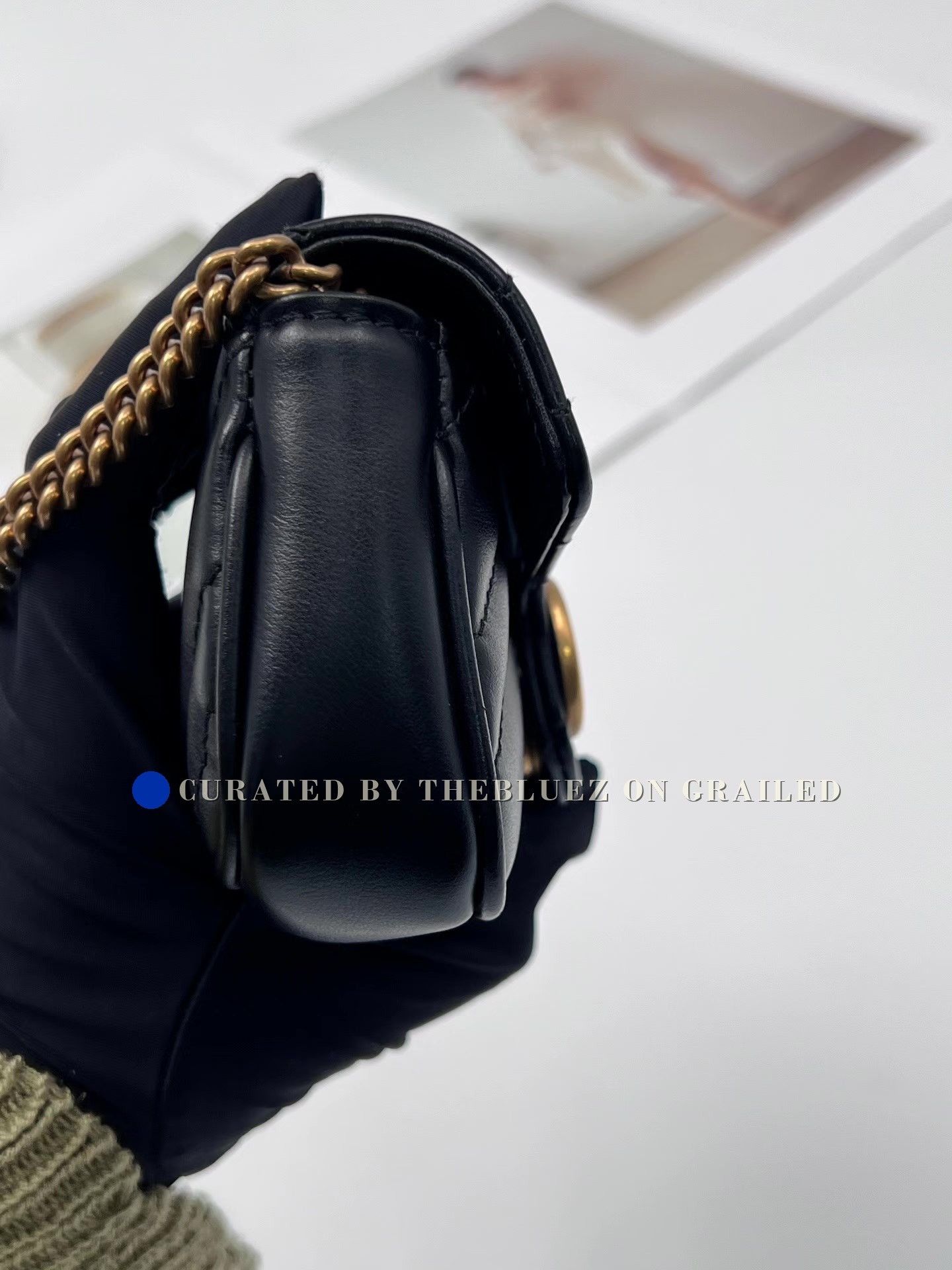 Gucci Gucci Super Mini Marmont Bag Size ONE SIZE - 6 Thumbnail