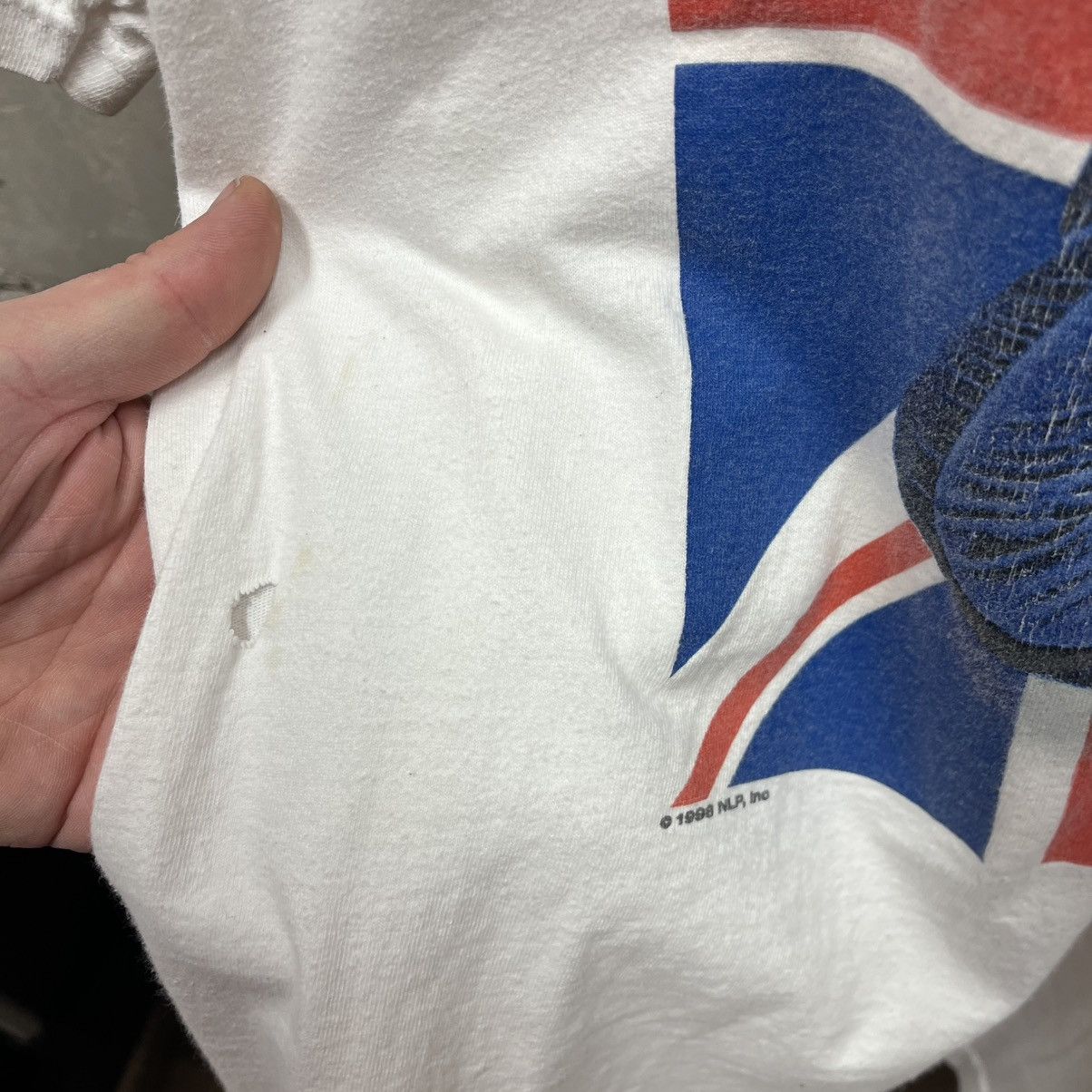 Fruit Of The Loom Vintage 1998 Austin Powers Promo Union Jack British Flag Tee Size US XL / EU 56 / 4 - 2 Thumbnail