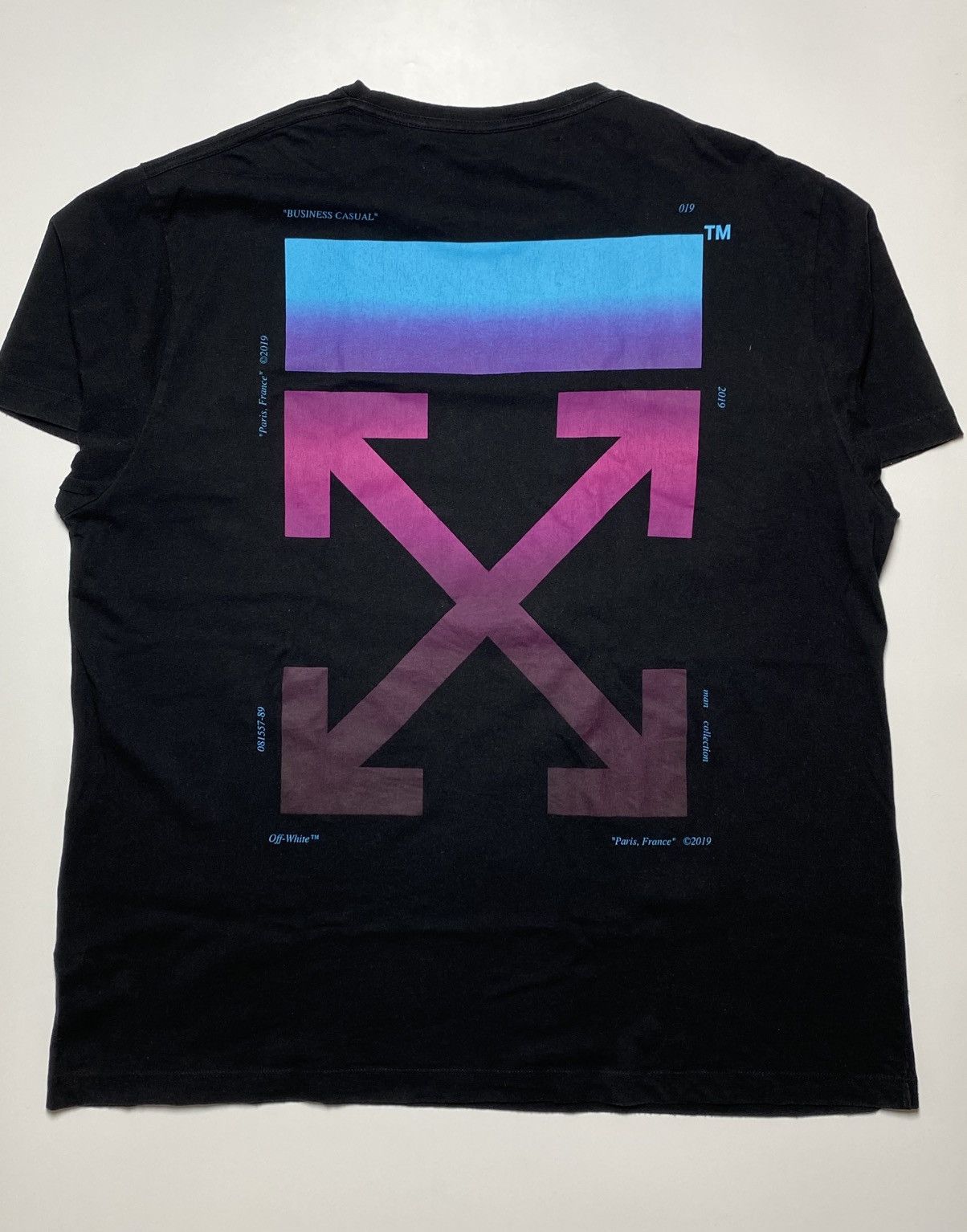 Off-White Off-White S/S18 Gradient Arrow T-Shirt Size US M / EU 48-50 / 2 - 1 Thumbnail