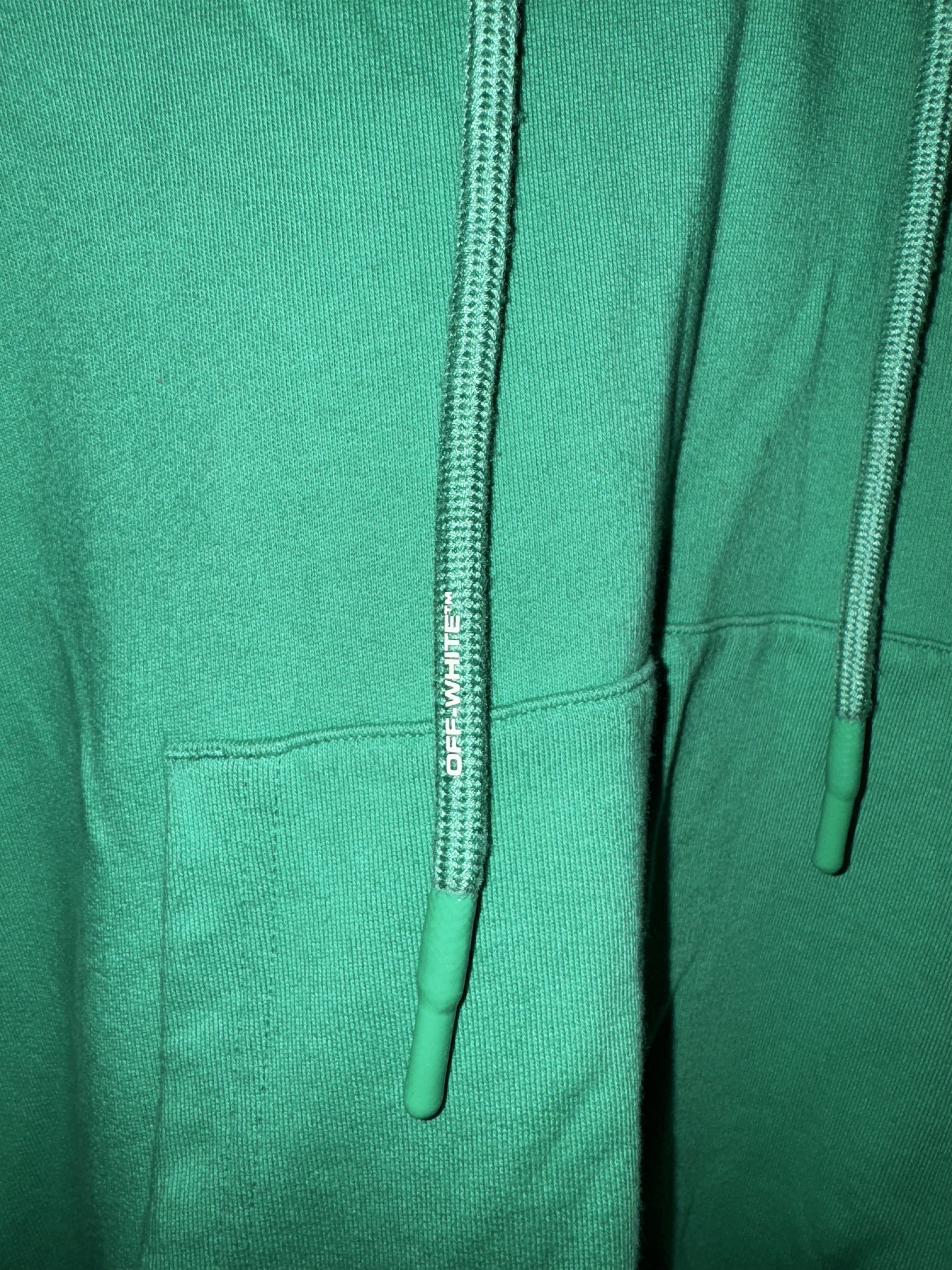 Off-White offwhite x davinci green graphic hoodie Size US M / EU 48-50 / 2 - 5 Thumbnail