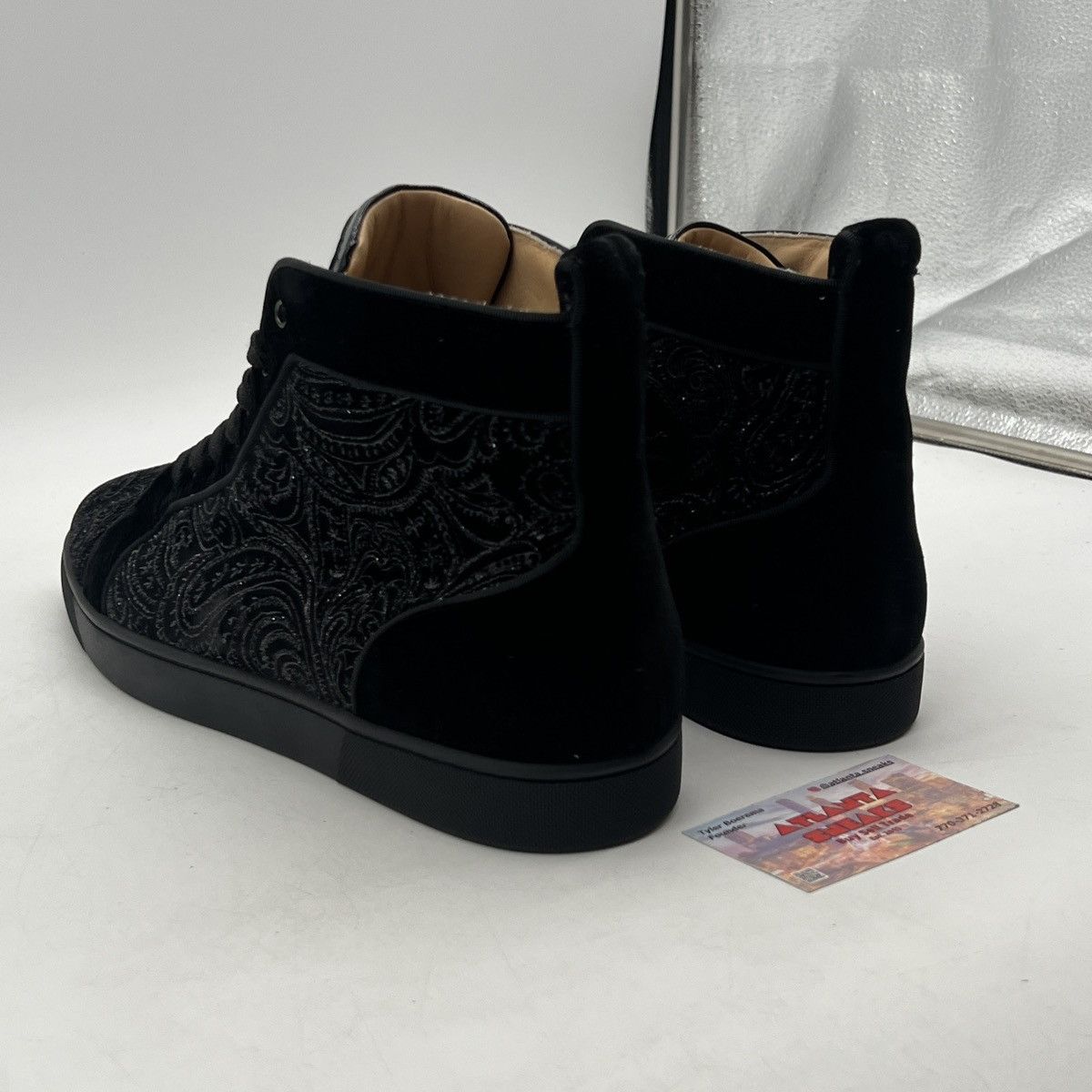 Louis Vuitton Christian Louboutin Louis Orlato High top sneakers Size US 13 / EU 46 - 4 Thumbnail